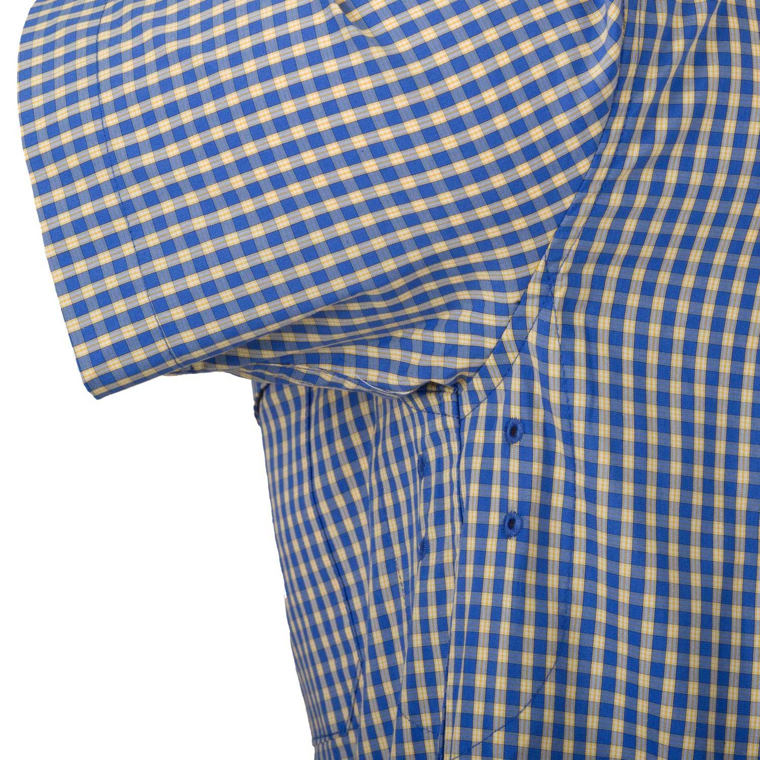 Koszula Helikon-Tex Covert Concealed Carry Short Sleeve - Royal Blue Checkered