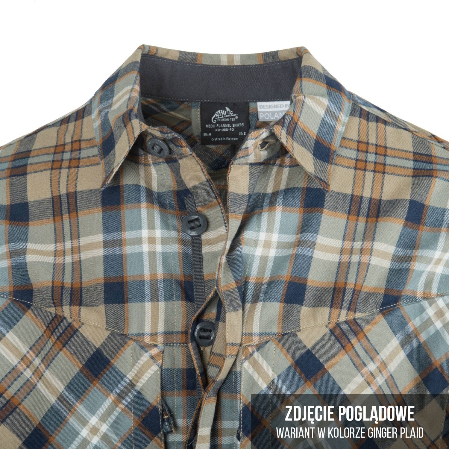 Koszula Helikon-Tex MBDU Flannel - Slate Blue Checkered