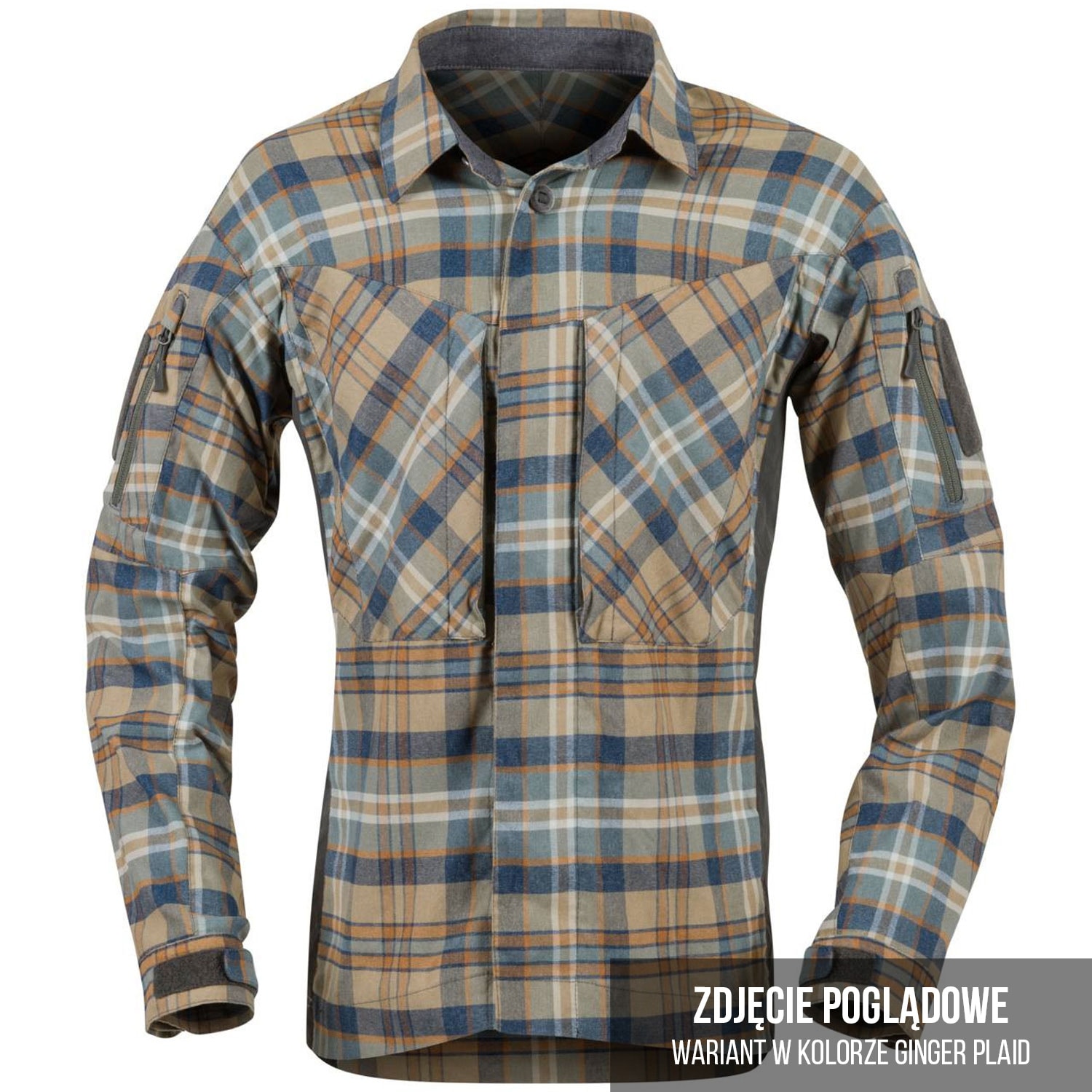 Koszula Helikon-Tex MBDU Flannel - Slate Blue Checkered