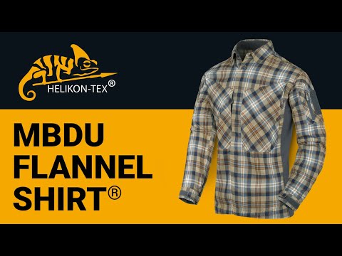 Koszula Helikon MBDU Flannel - Slate Blue Checkered