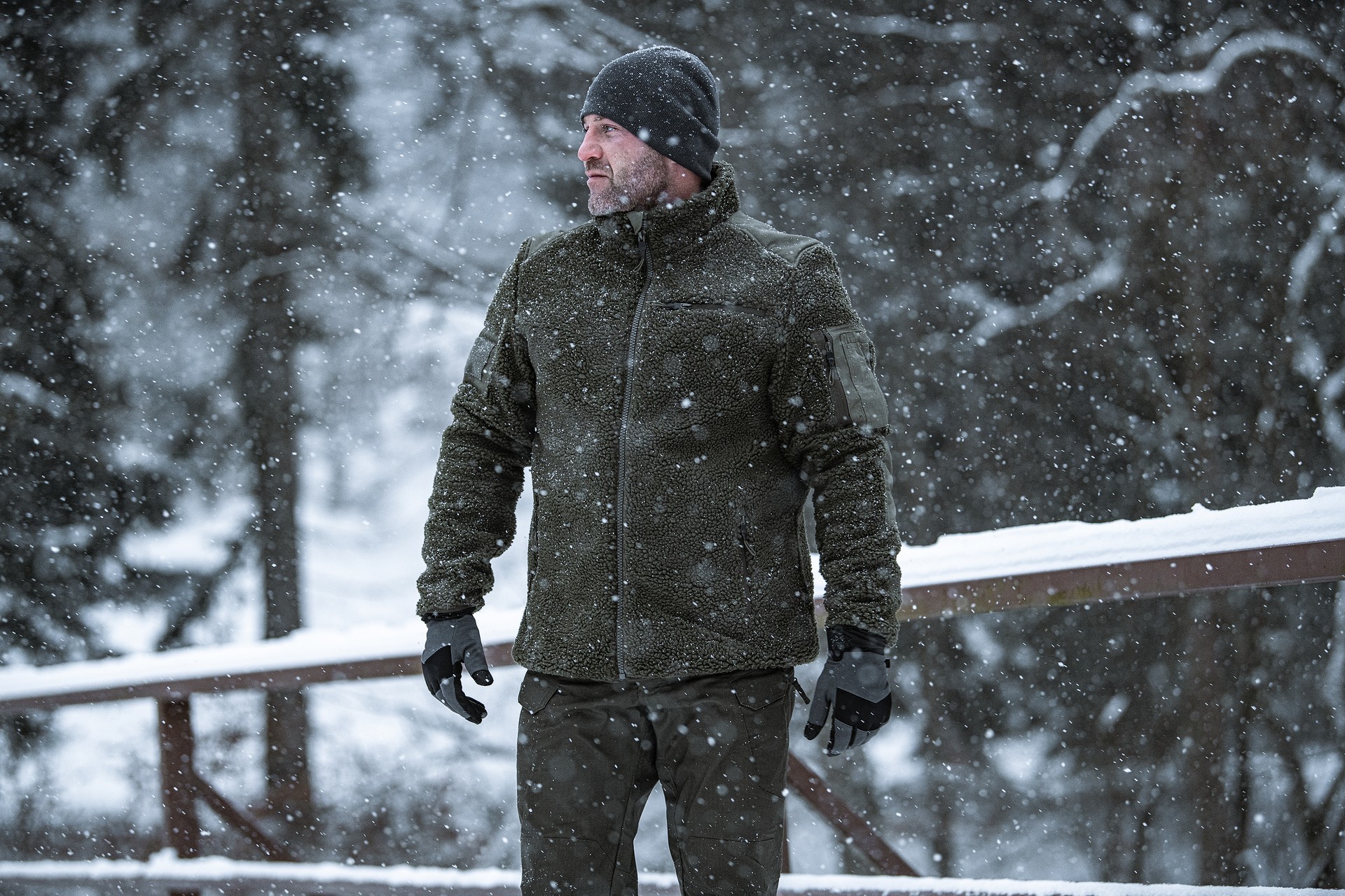 Rękawice Helikon-Tex Impact Duty Winter Mk2 - Shadow Grey/Black