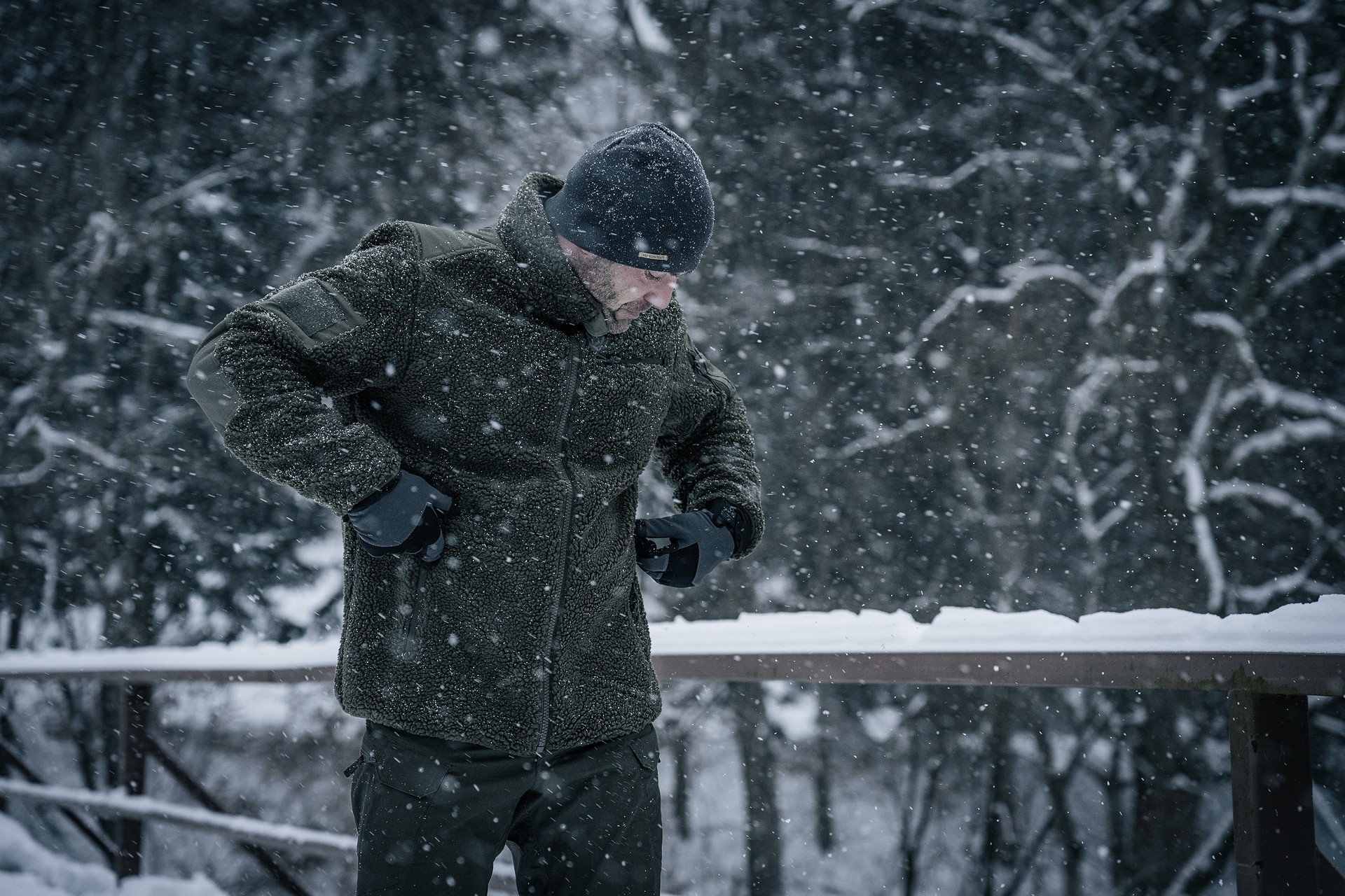 Rękawice Helikon-Tex Impact Duty Winter Mk2 - Shadow Grey/Black