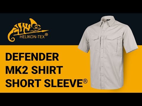 Koszula Helikon Defender Mk2 PolyCotton Ripstop Short Sleeve - Khaki