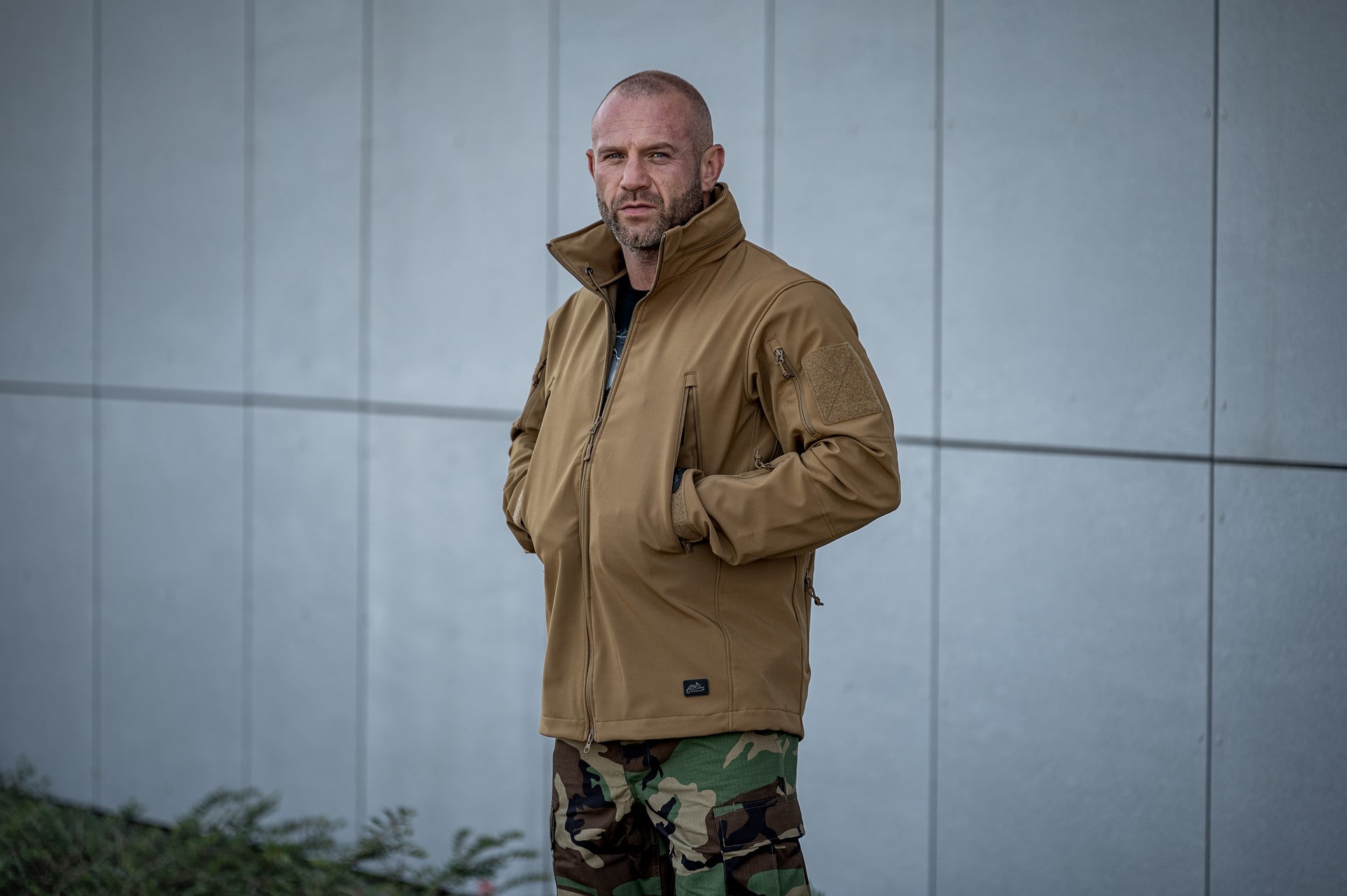 Kurtka Helikon Gunfighter Softshell Shark Skin Windblocker - Coyote