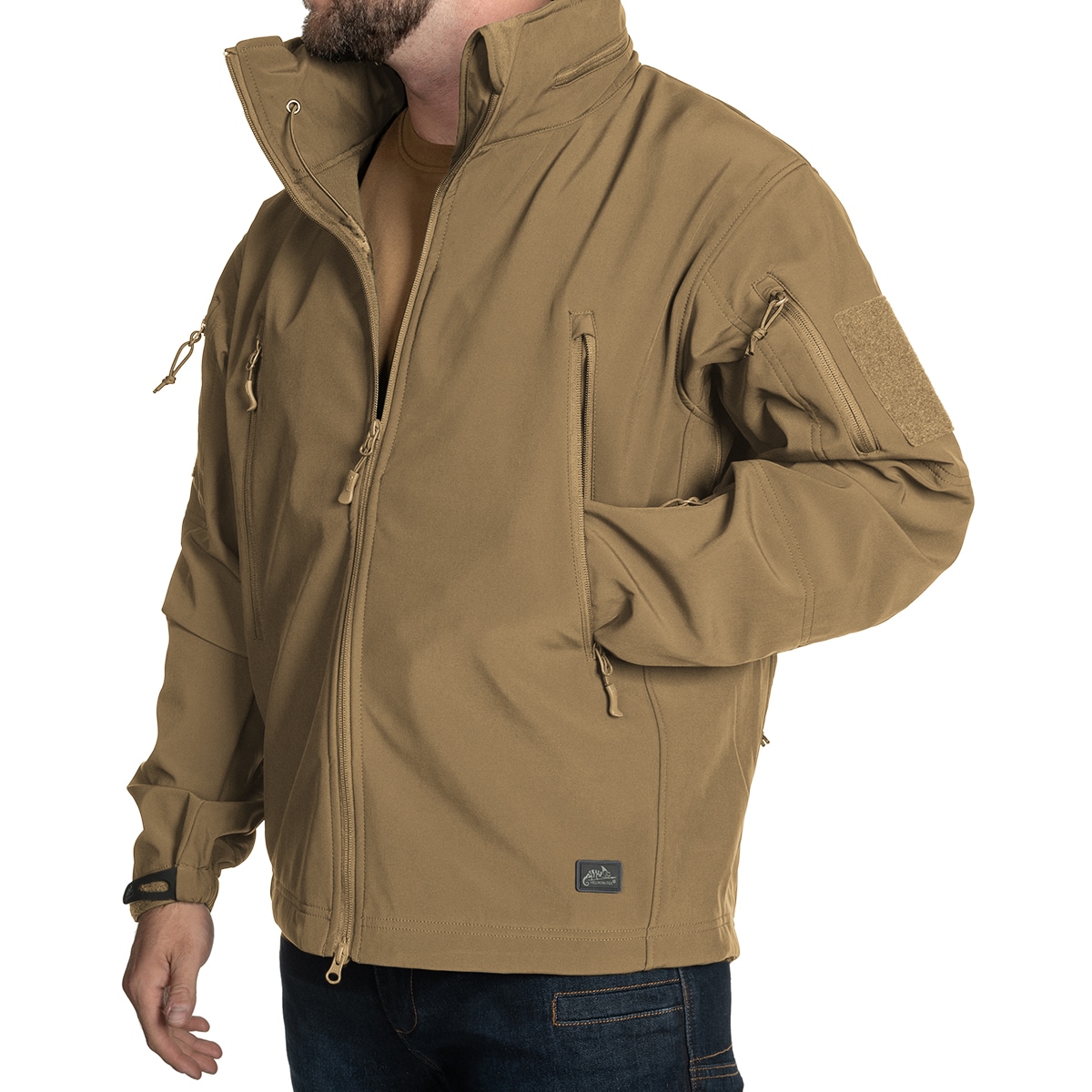 Kurtka Helikon-Tex Gunfighter Softshell Shark Skin Windblocker - Coyote