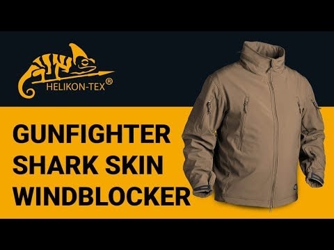 Kurtka Helikon Gunfighter Softshell Shark Skin Windblocker - Foliage Green