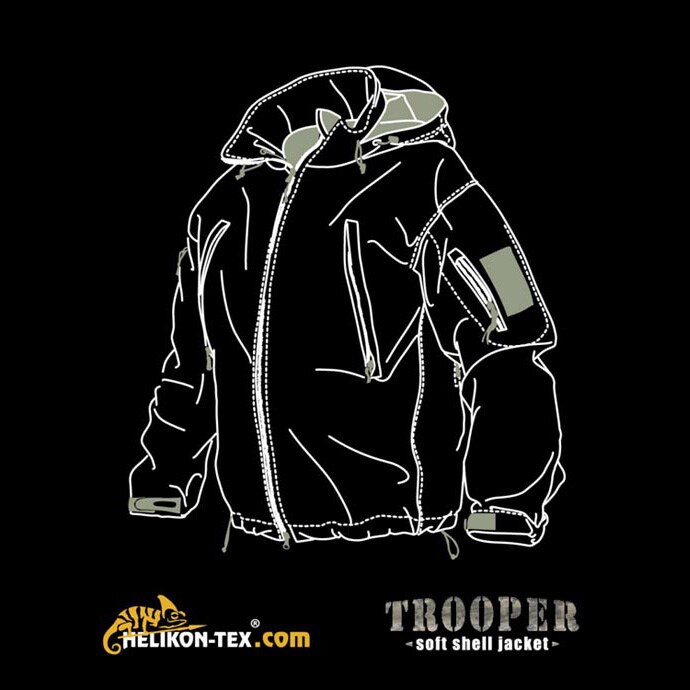 Kurtka Helikon-Tex Trooper StormStretch Softshell - Coyote