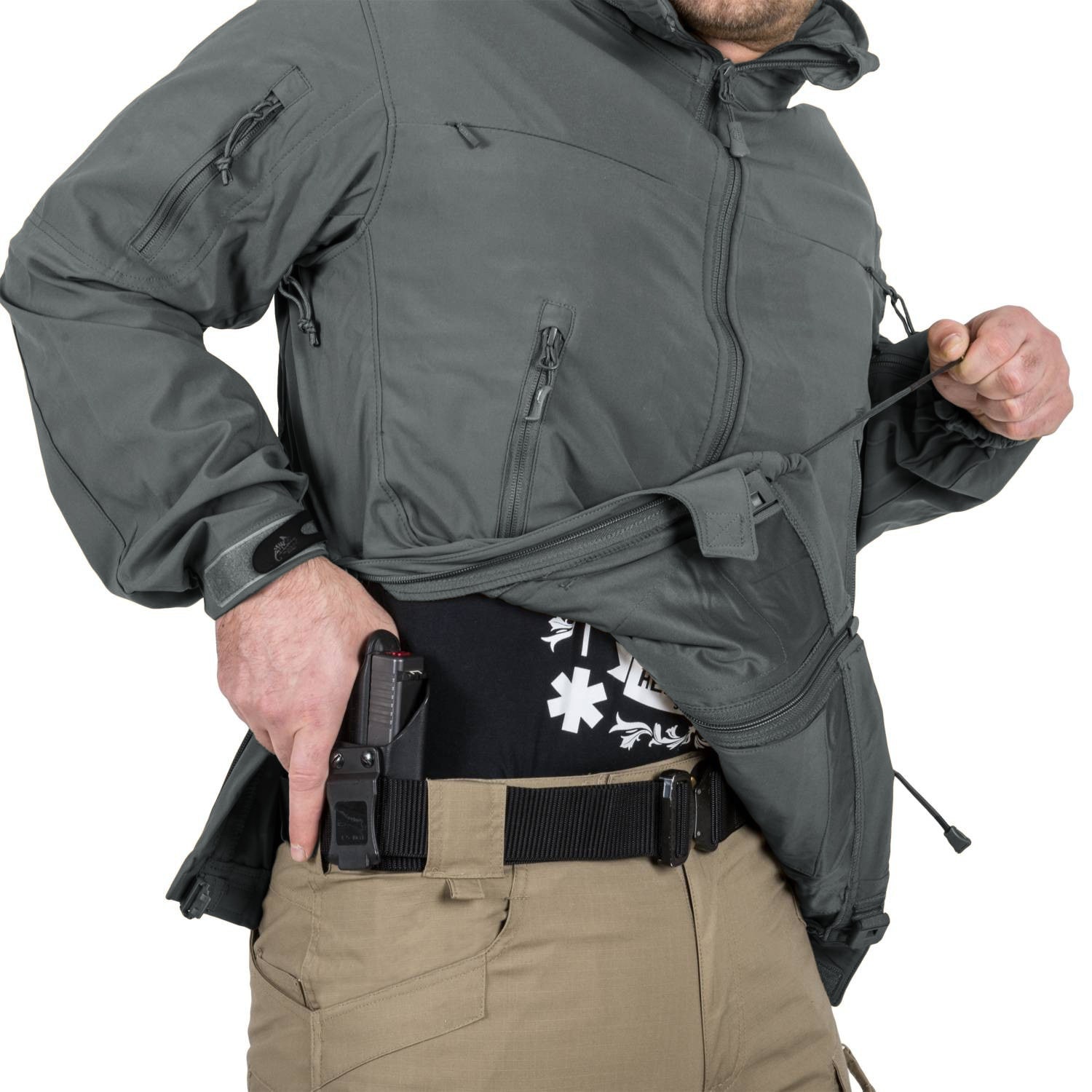 Kurtka Helikon Cougar Softshell Windblocker QSA HID - Foliage Green