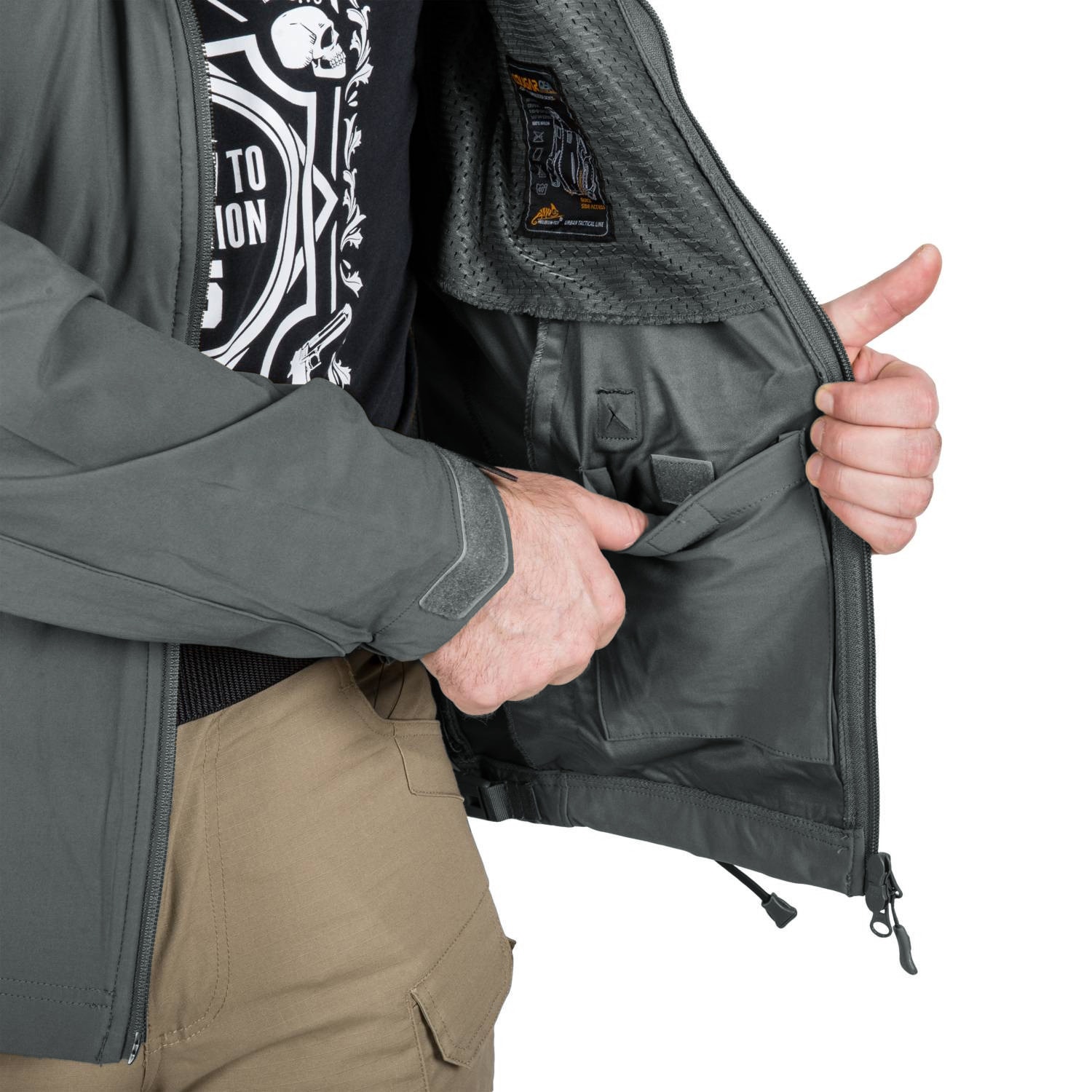 Kurtka Helikon Cougar Softshell Windblocker QSA HID - Foliage Green