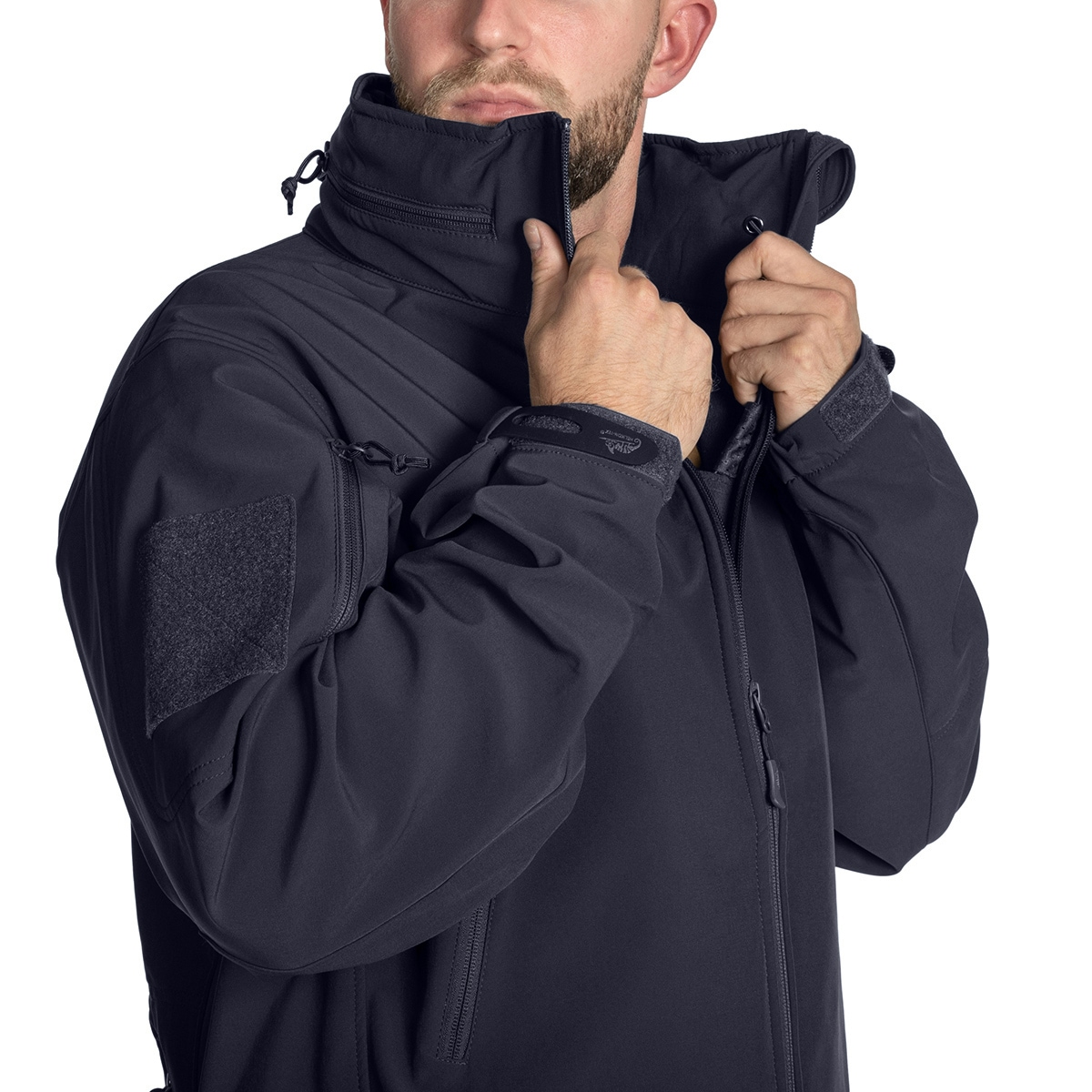 Kurtka Helikon-Tex Gunfighter Softshell Shark Skin Windblocker - Navy Blue