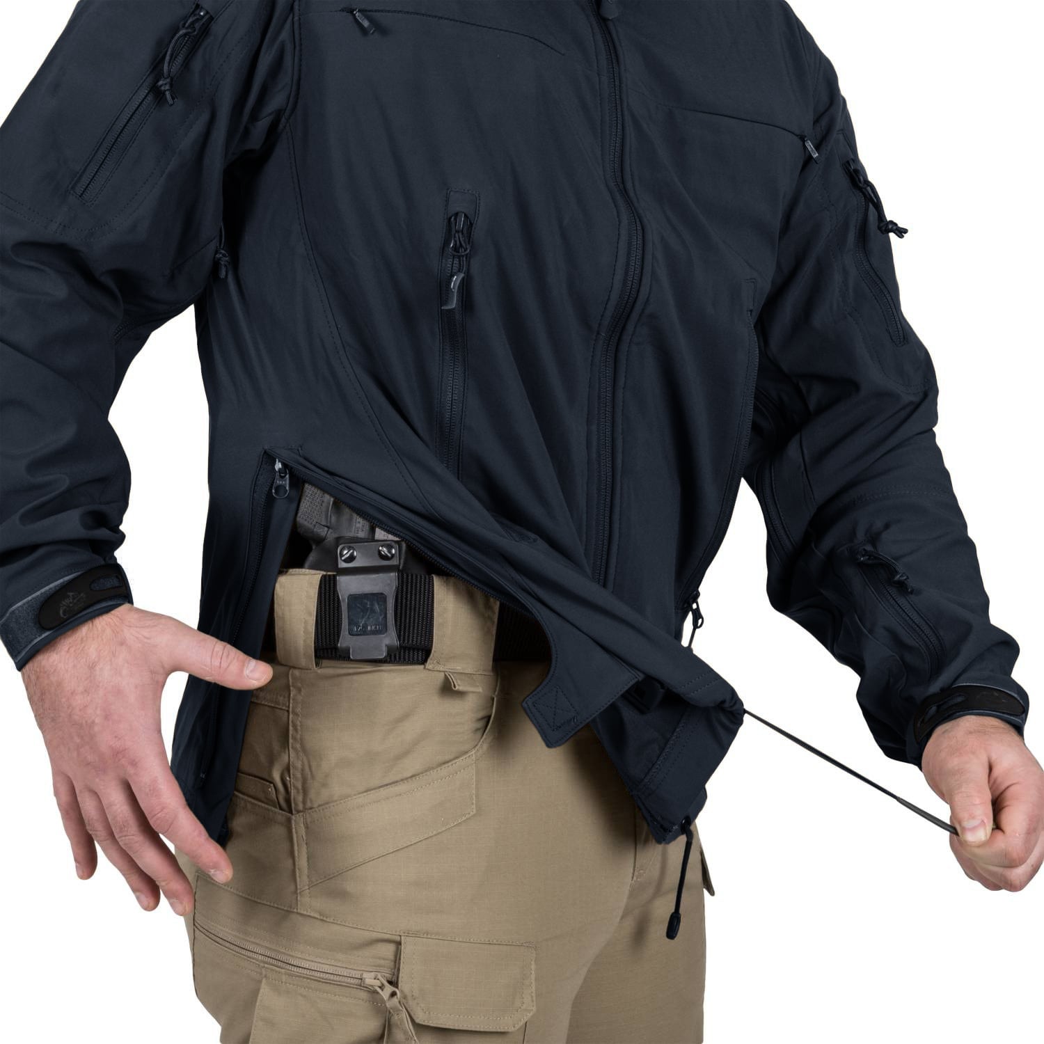 Kurtka Helikon-Tex Cougar Softshell Windblocker QSA HID - Navy Blue