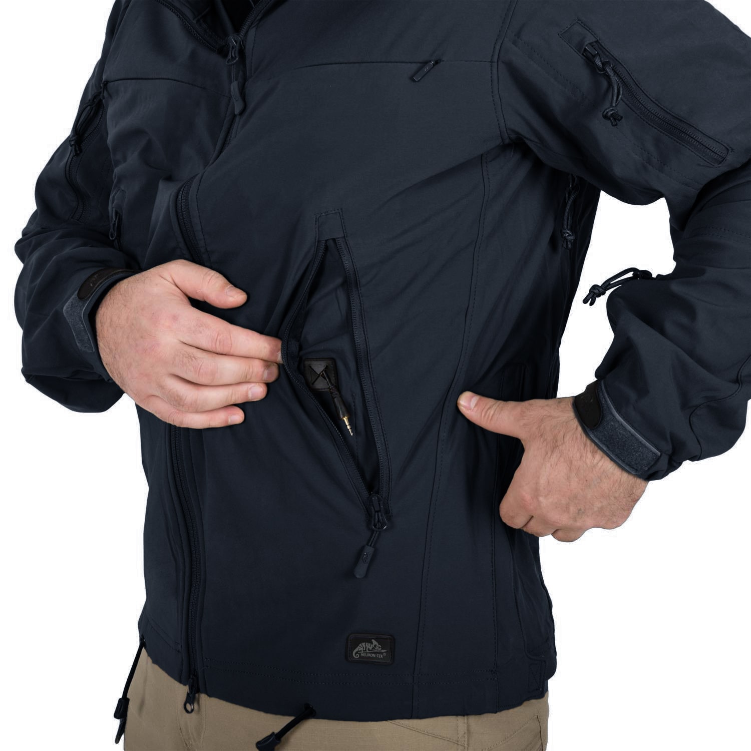 Kurtka Helikon-Tex Cougar Softshell Windblocker QSA HID - Navy Blue