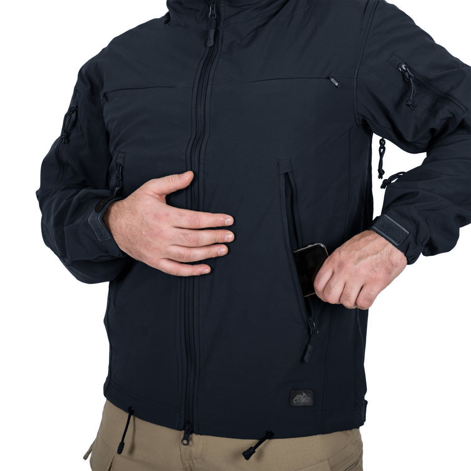 Kurtka Helikon-Tex Cougar Softshell Windblocker QSA HID - Navy Blue