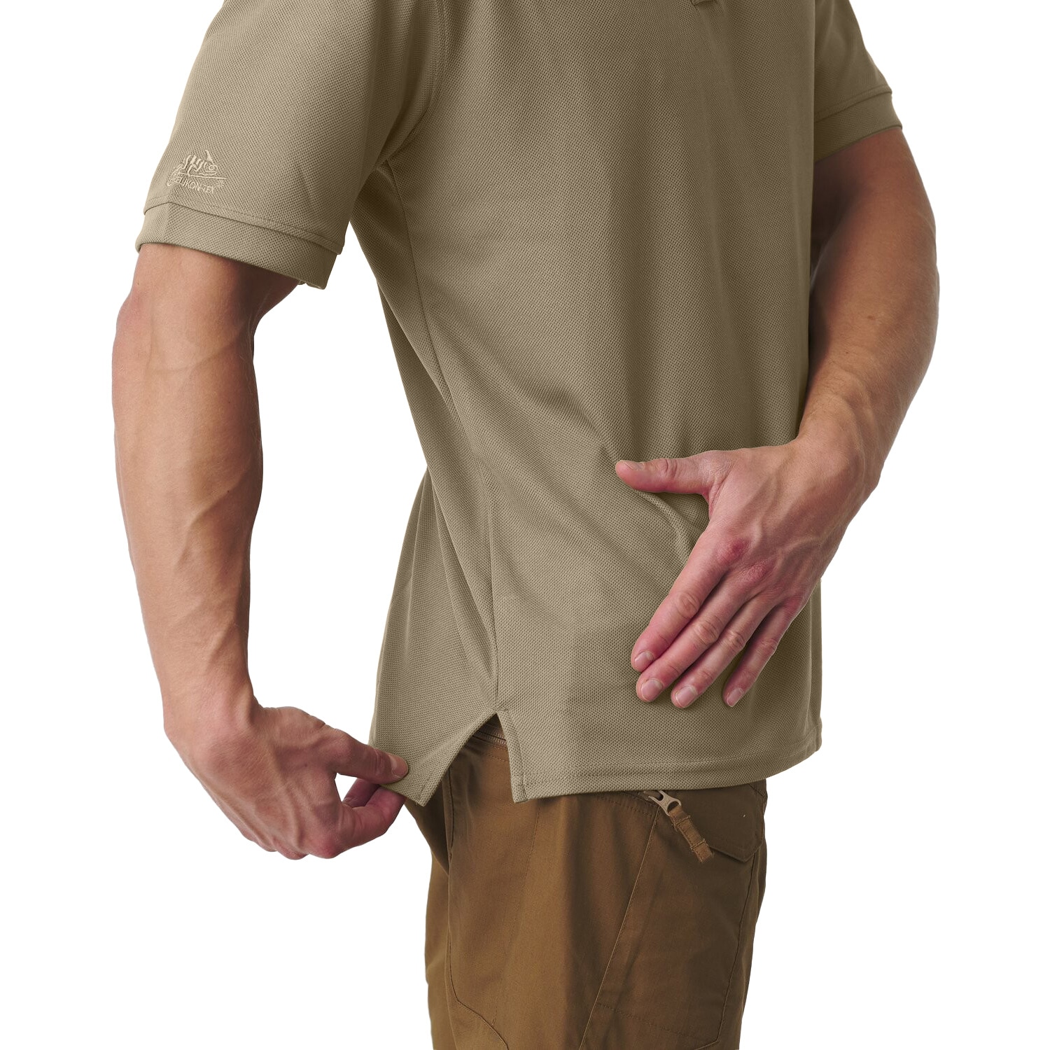 Термоактивна футболка Поло Helikon-Tex UTL TopCool - Khaki