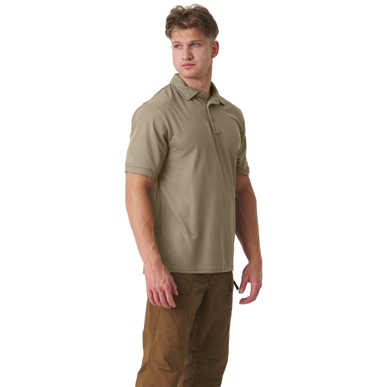 Термоактивна футболка Поло Helikon-Tex UTL TopCool - Khaki