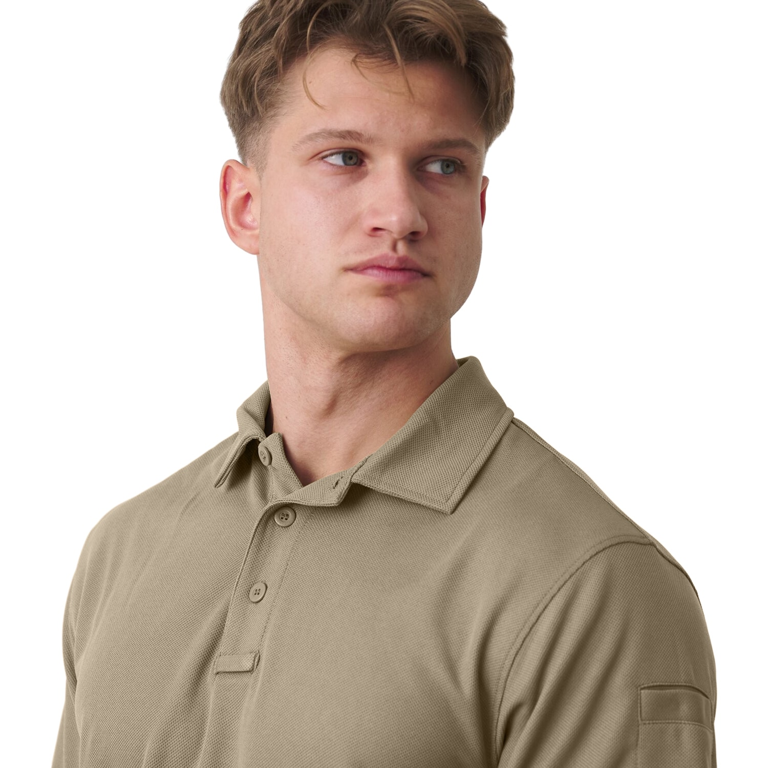 Термоактивна футболка Поло Helikon-Tex UTL TopCool - Khaki