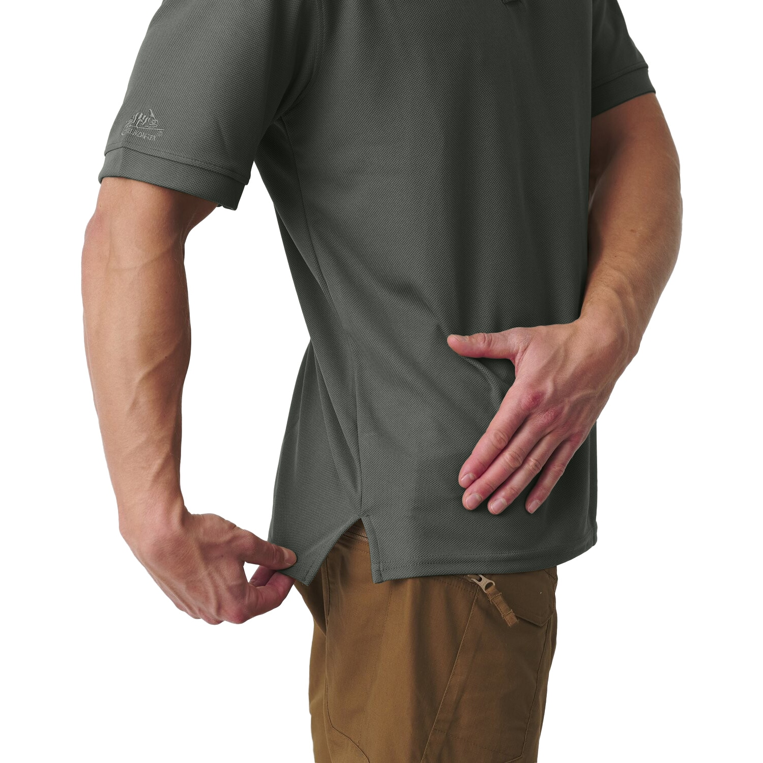 Koszulka termoaktywna Polo Helikon UTL TopCool - Foliage Green
