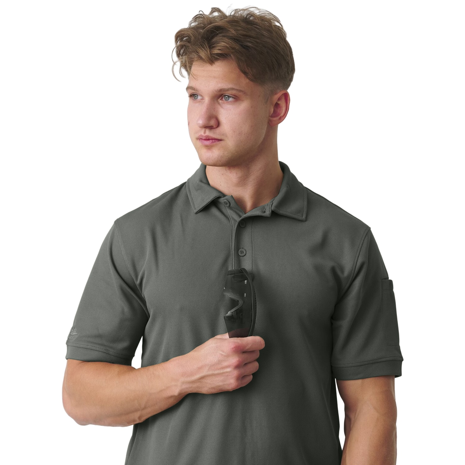 Koszulka termoaktywna Polo Helikon UTL TopCool - Foliage Green