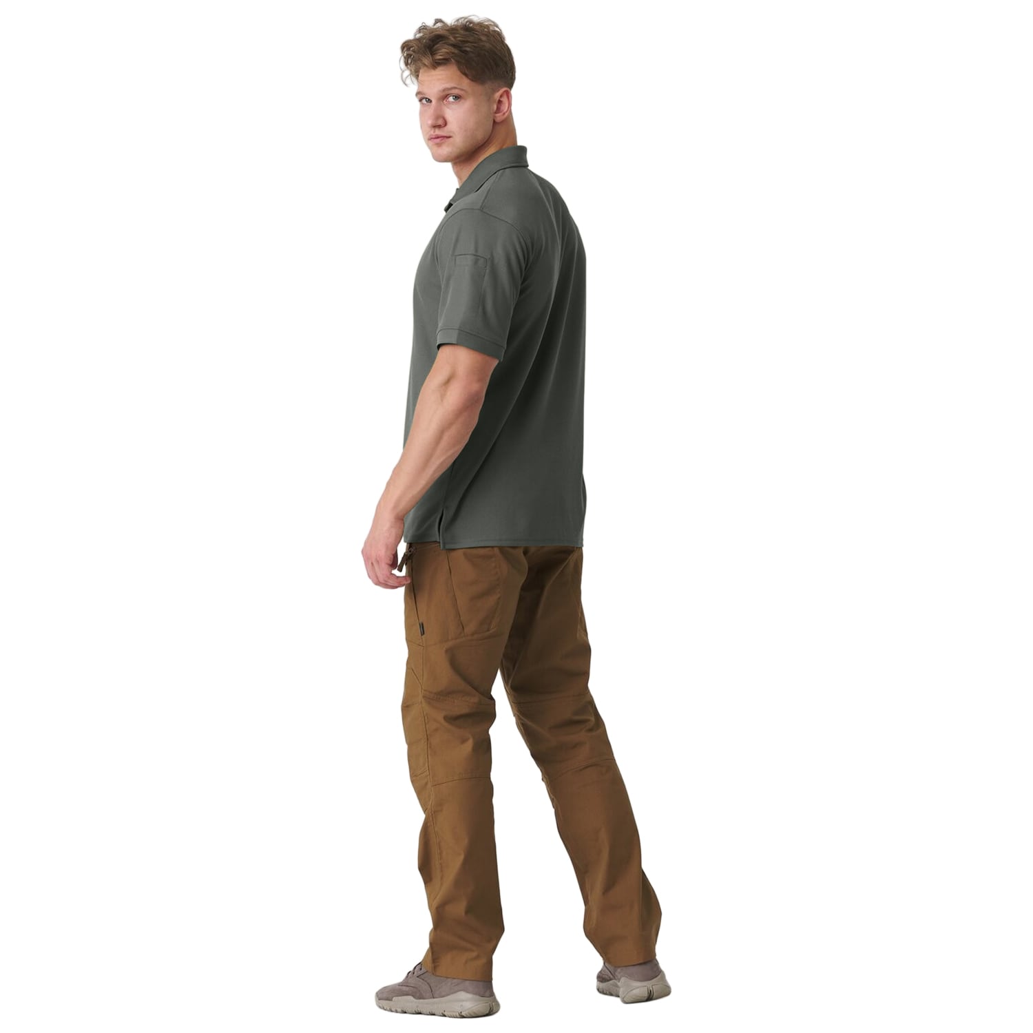 Koszulka termoaktywna Polo Helikon UTL TopCool - Foliage Green