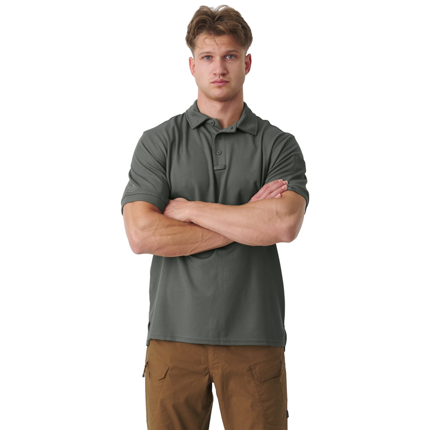 Koszulka termoaktywna Polo Helikon UTL TopCool - Foliage Green