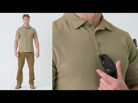 Koszulka termoaktywna Polo Helikon UTL TopCool - Foliage Green