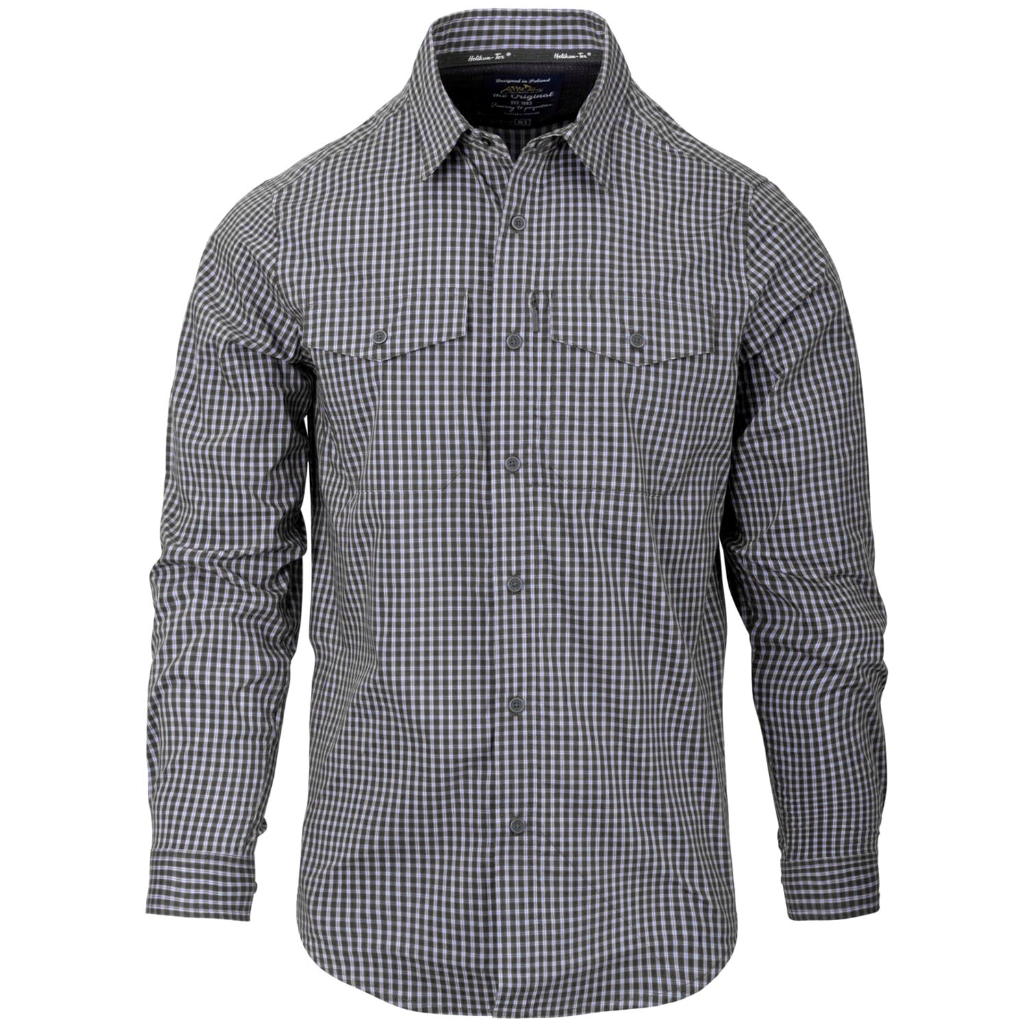 Koszula Helikon-Tex Covert Concealed Carry - Phantom Grey Checkered