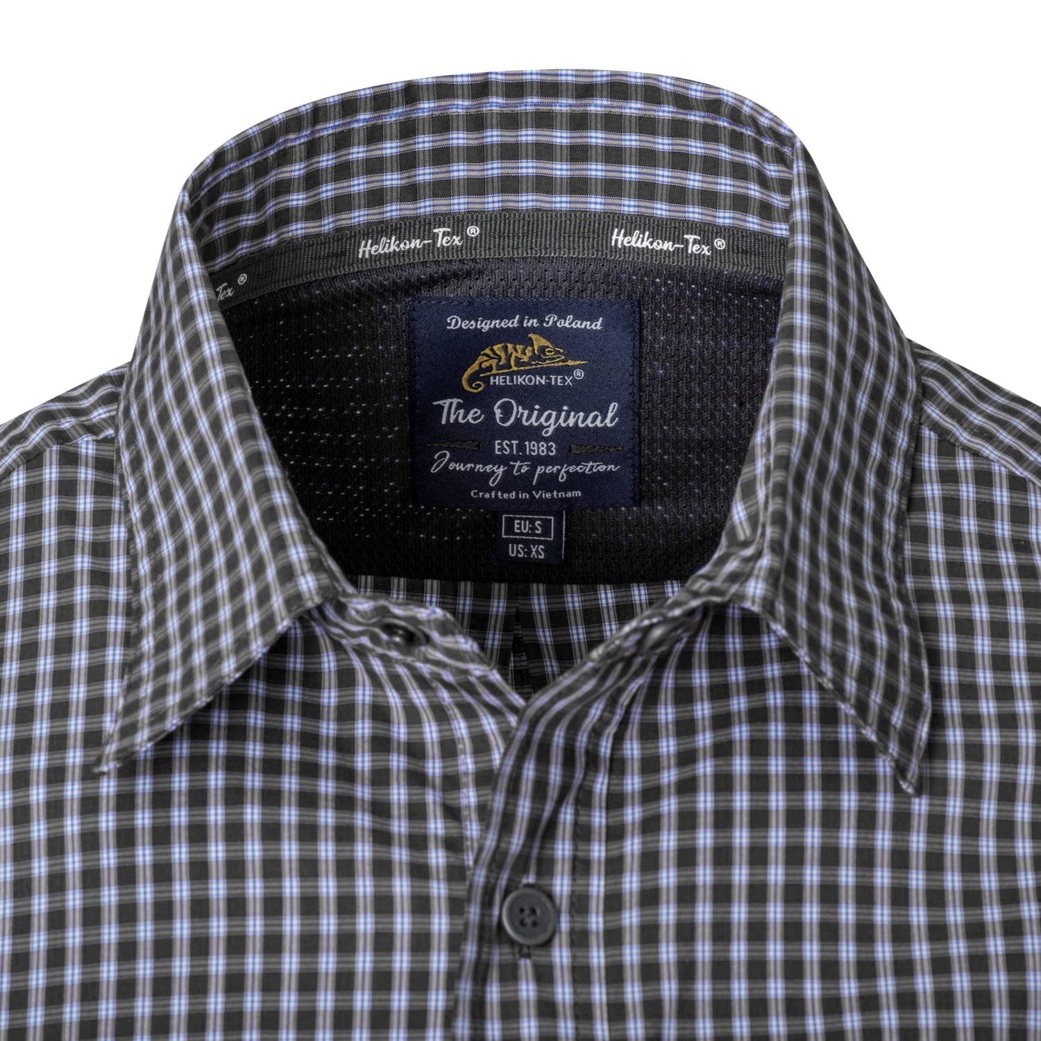 Koszula Helikon-Tex Covert Concealed Carry - Phantom Grey Checkered