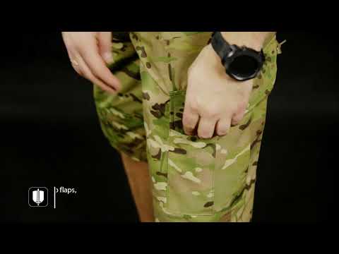 Szorty Helikon CPU PoliCotton Ripstop - PL Woodland wz.93