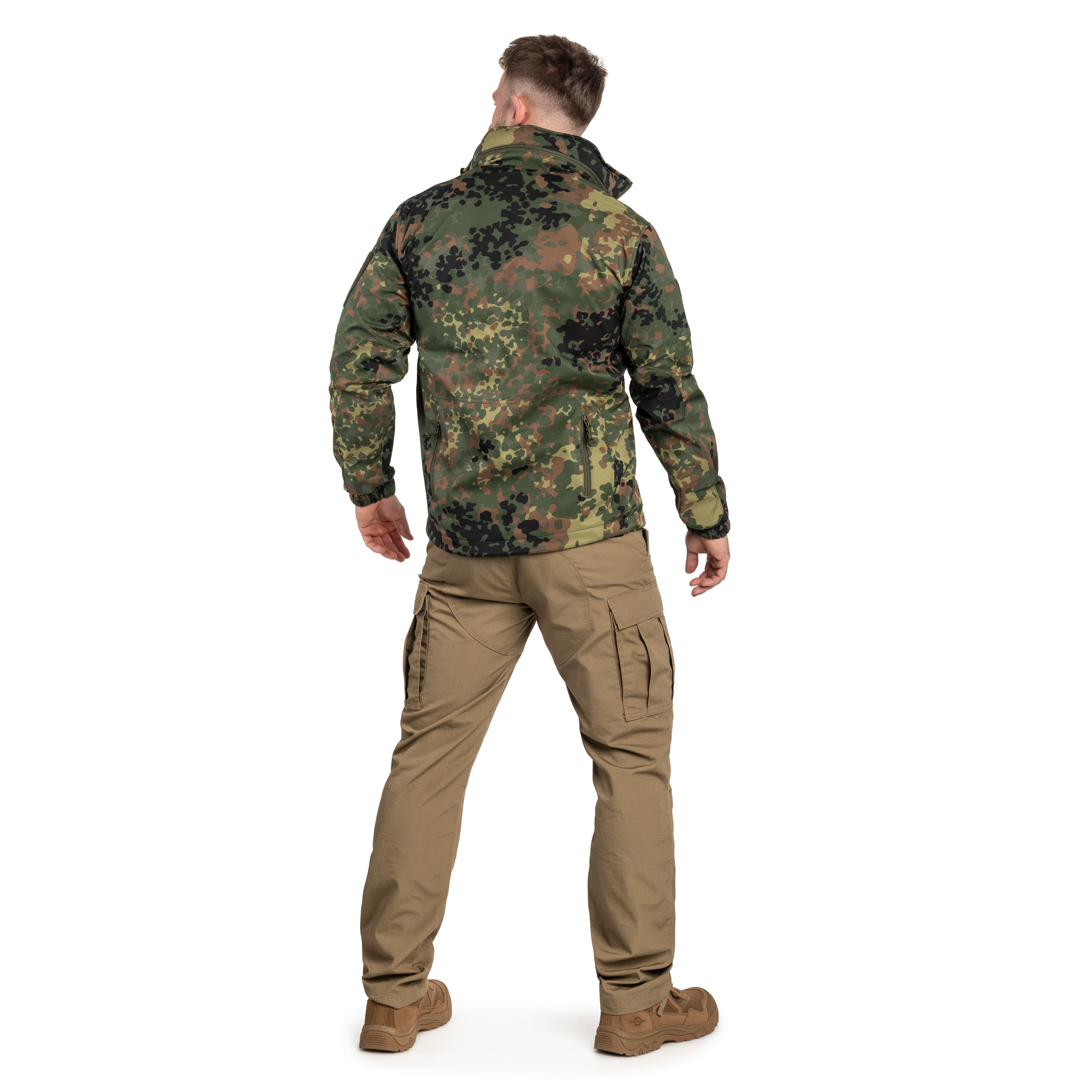 Kurtka Helikon-Tex Gunfighter Softshell Shark Skin Windblocker - Flecktarn
