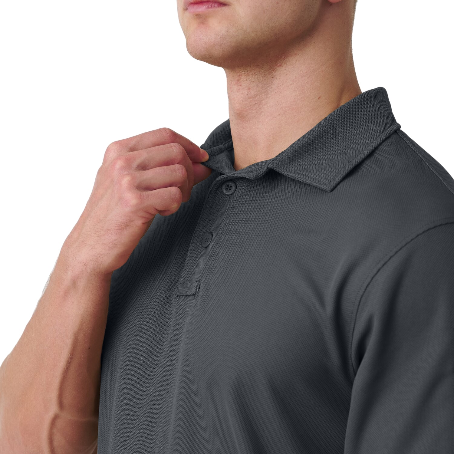 Koszulka termoaktywna Polo Helikon-Tex UTL TopCool - Shadow Grey
