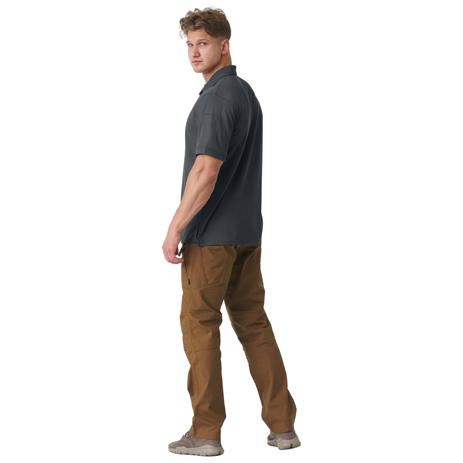 Koszulka termoaktywna Polo Helikon-Tex UTL TopCool - Shadow Grey