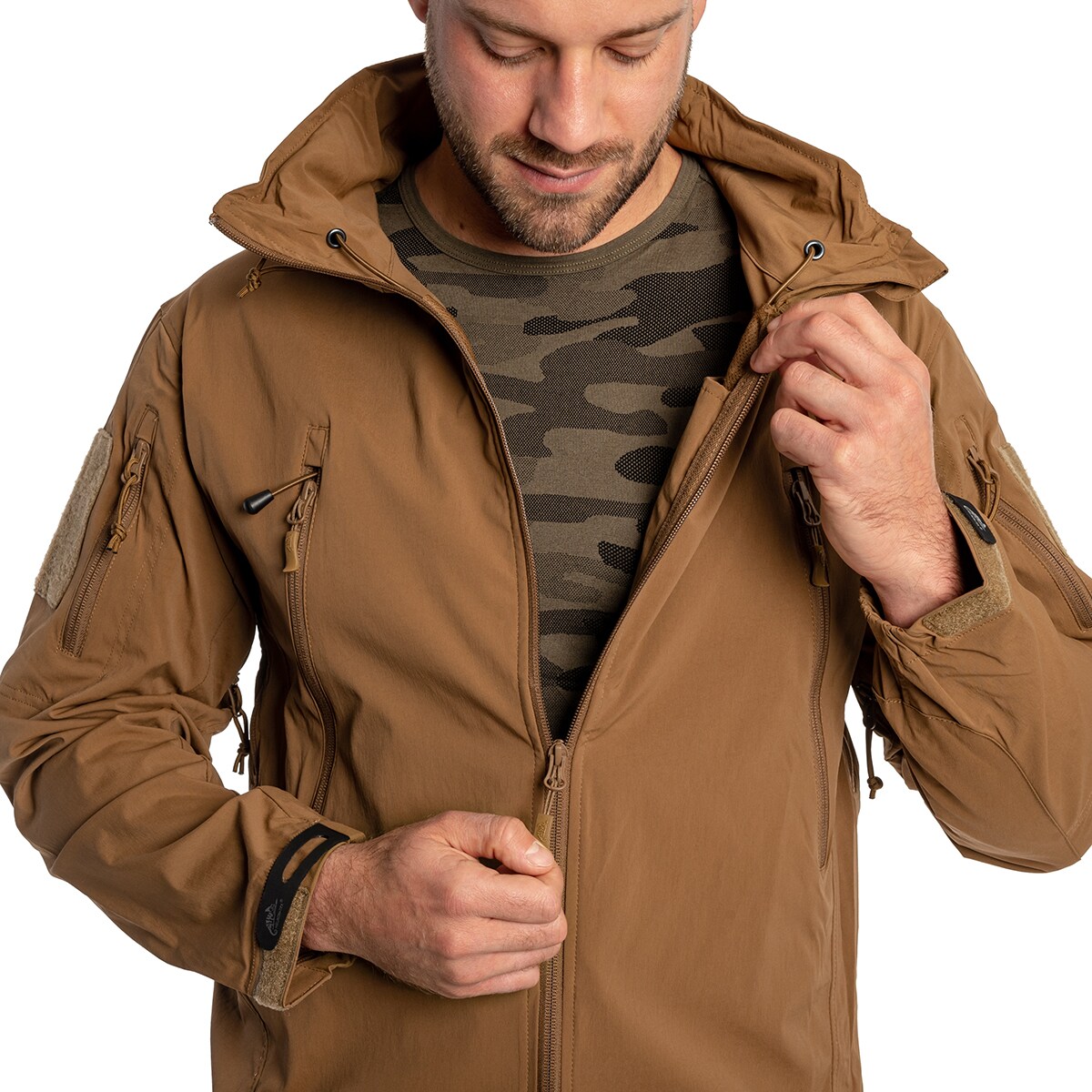 Kurtka Helikon Trooper StormStretch Softshell - Mud Brown