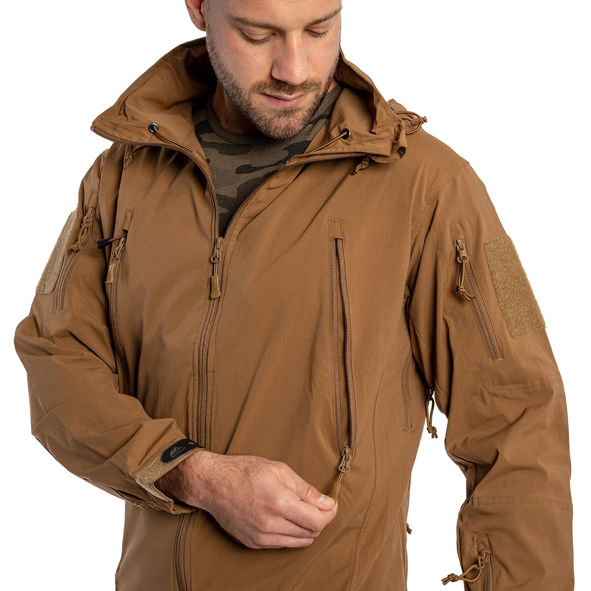 Kurtka Helikon Trooper StormStretch Softshell - Mud Brown