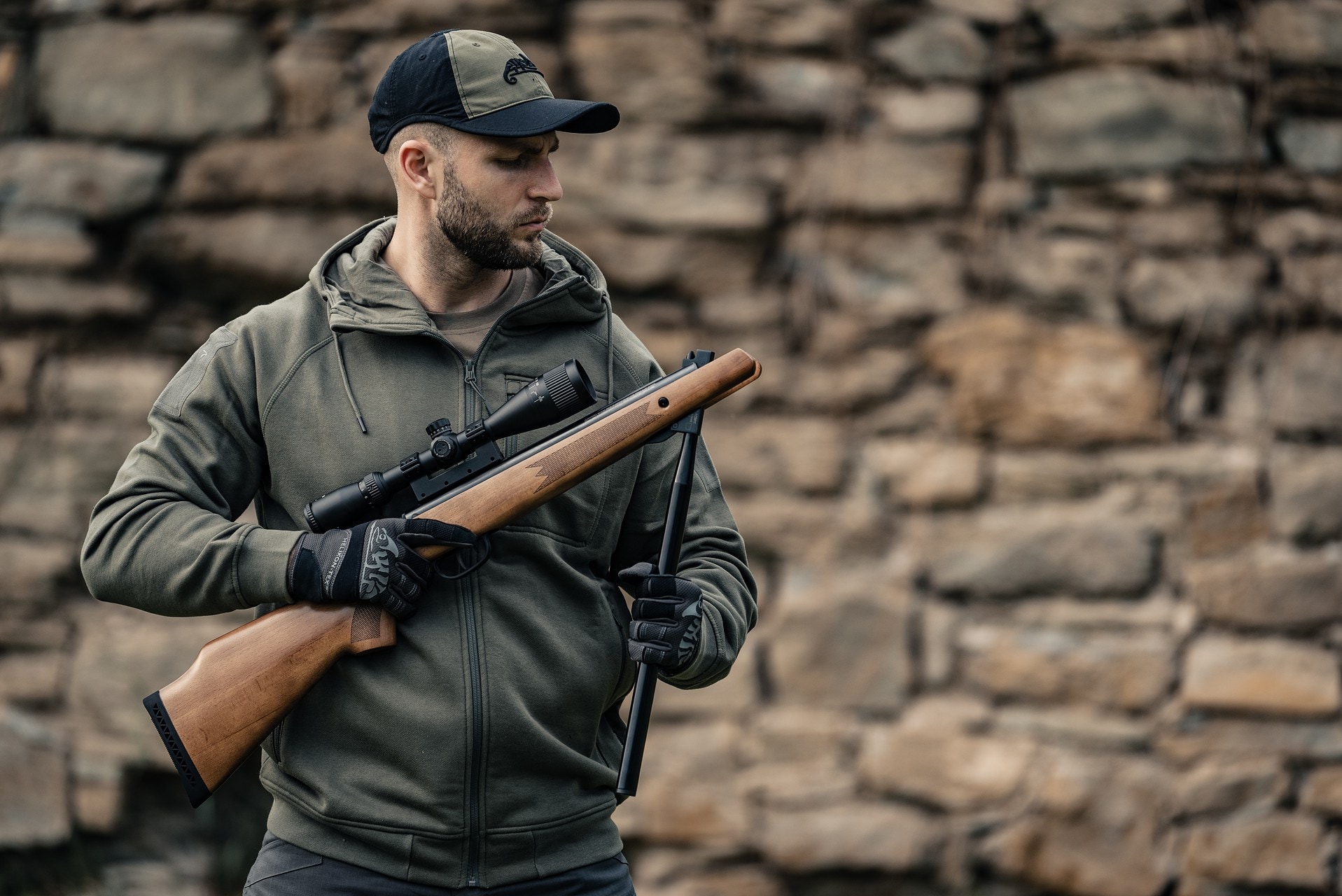 Рукавиці Helikon Range Tactical - Black/Shadow Grey
