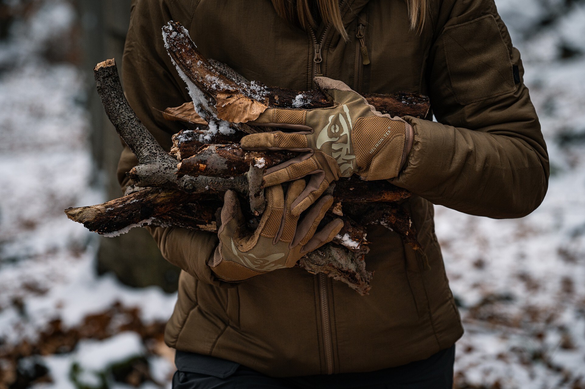 Rękawice Helikon All Round Tactical - Coyote/Adaptive Green