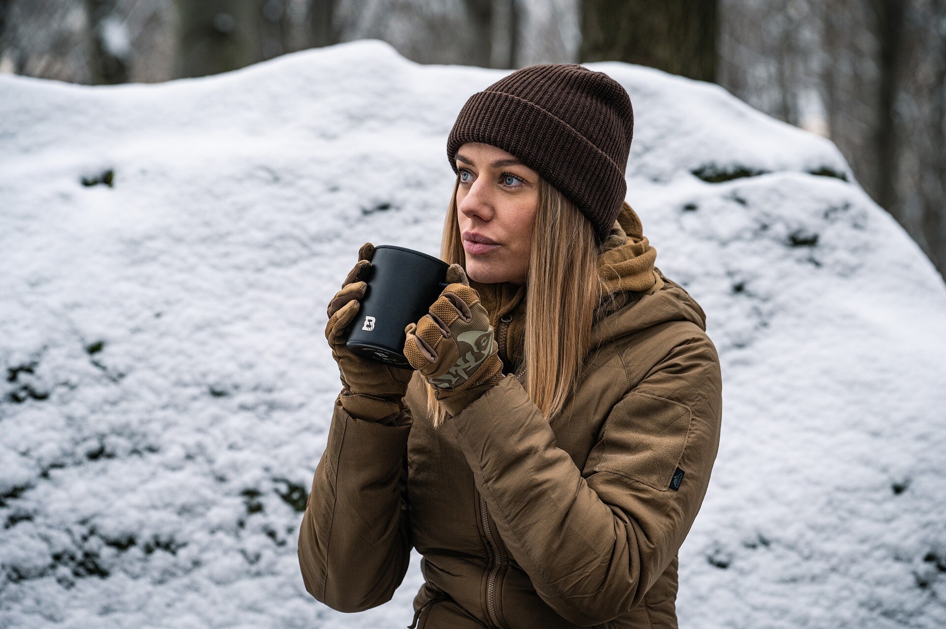 Rękawice Helikon All Round Tactical - Coyote/Adaptive Green