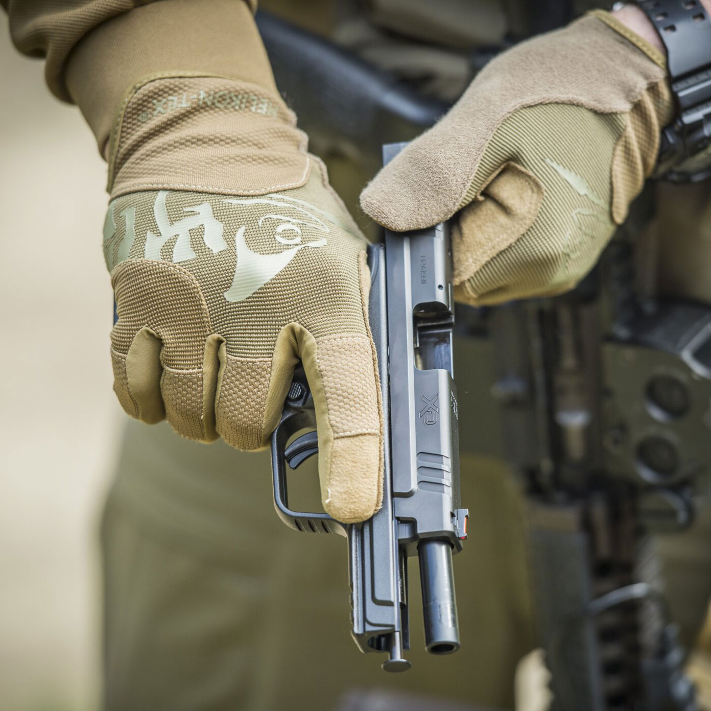 Rękawice Helikon-Tex All Round Fit Tactical - Coyote/Adaptive Green