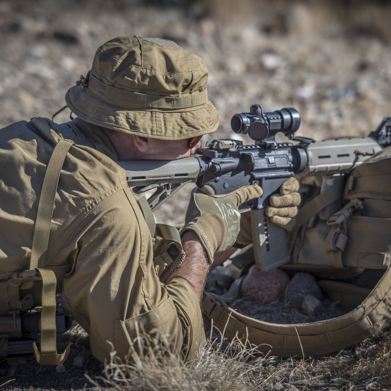 Rękawice Helikon-Tex All Round Fit Tactical - Coyote/Adaptive Green