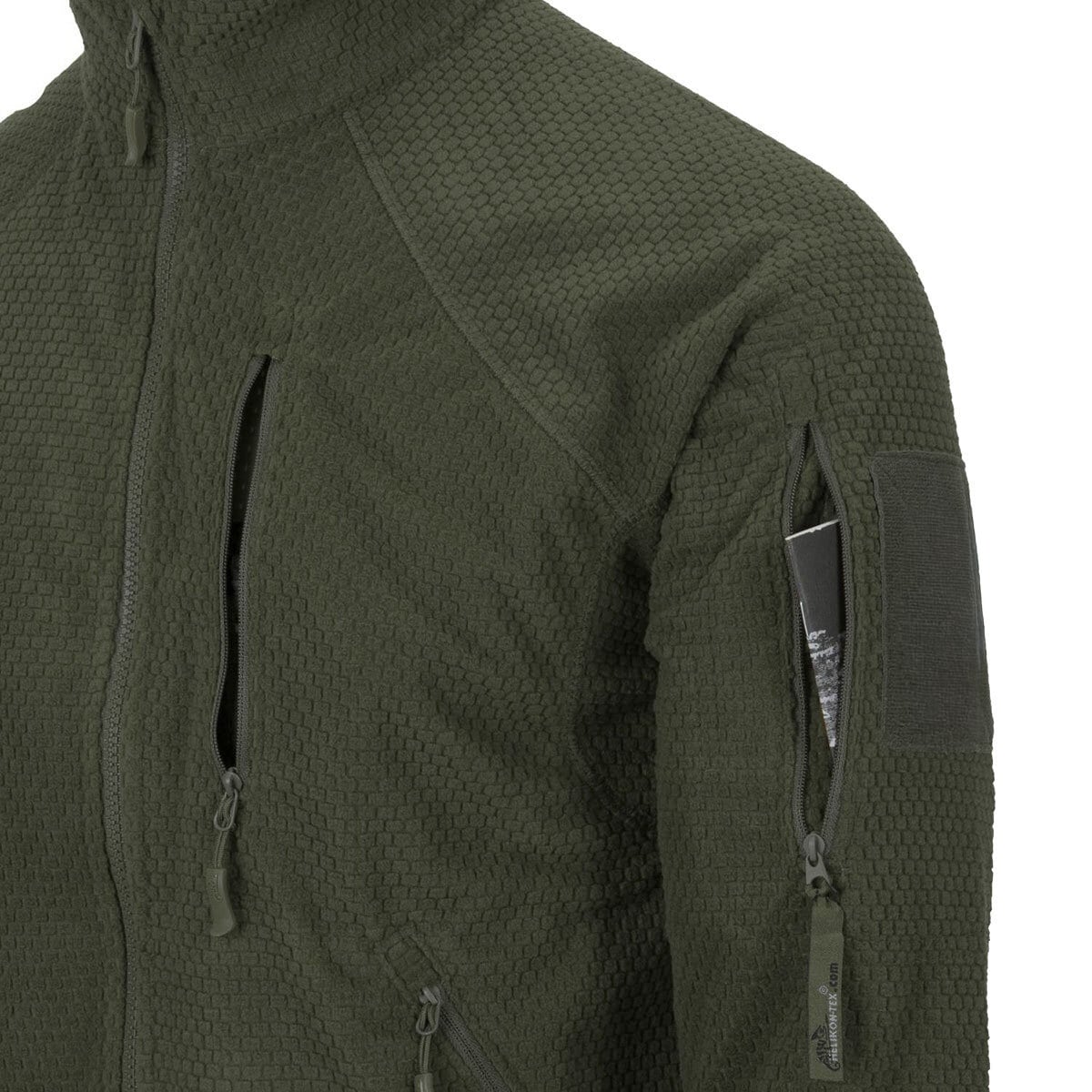 Флісова кофта Helikon-Tex Alpha Tactical - Olive Green