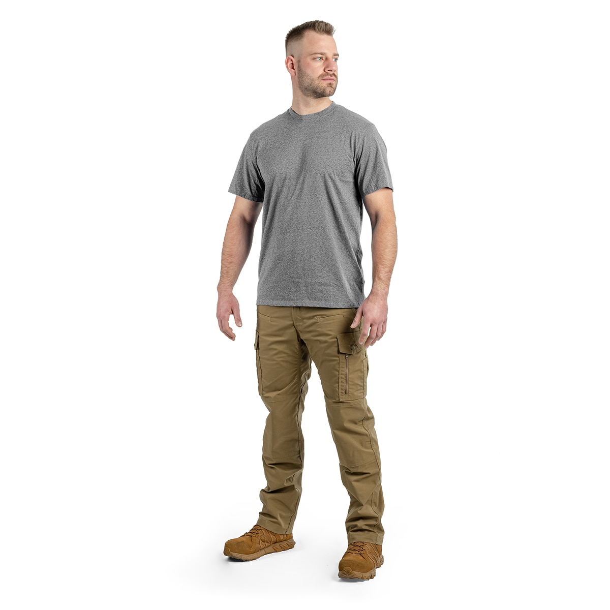 Koszulka T-shirt Helikon-Tex - Grey/White Melange