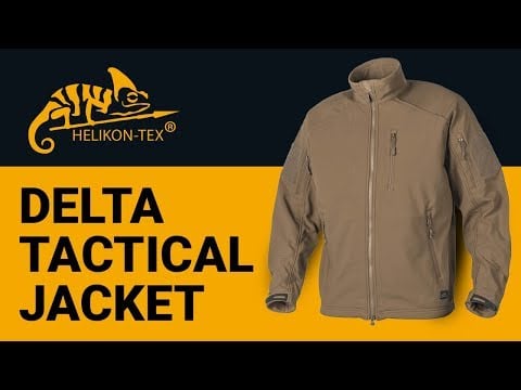 Kurtka Helikon Delta Tactical Softshell Shark Skin - Black