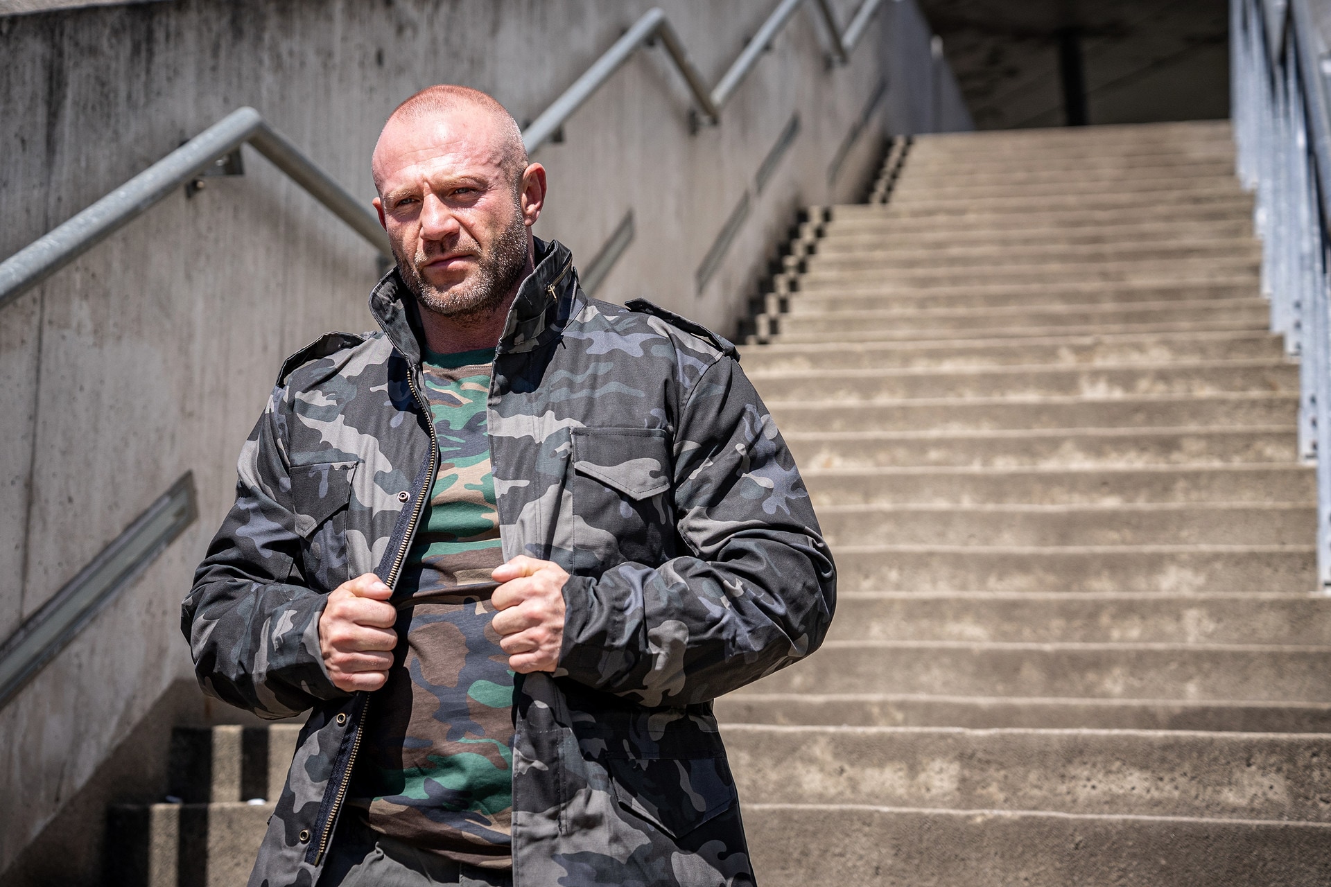 Kurtka Brandit M65 Classic - Dark Camo