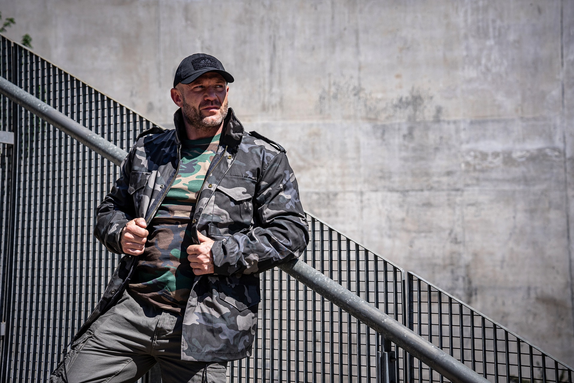 Kurtka Brandit M65 Classic - Dark Camo