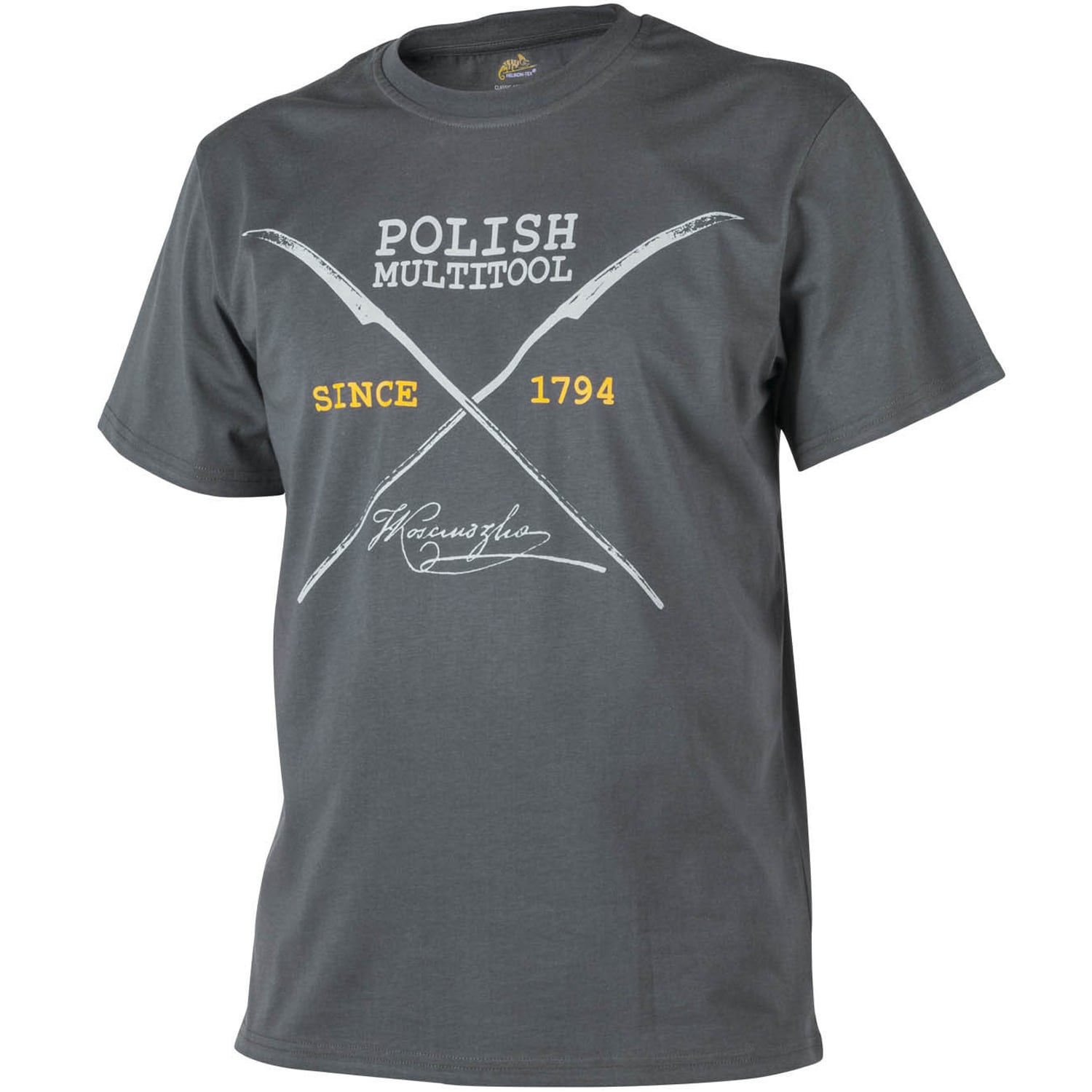 Koszulka T-shirt Helikon Polish Multitool - Shadow Grey