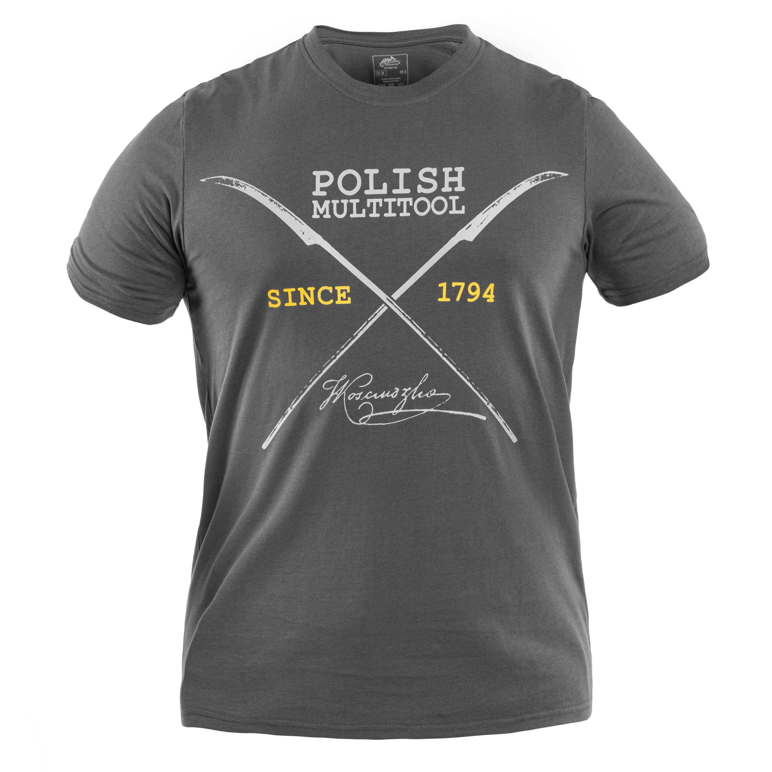 Koszulka T-shirt Helikon Polish Multitool - Shadow Grey