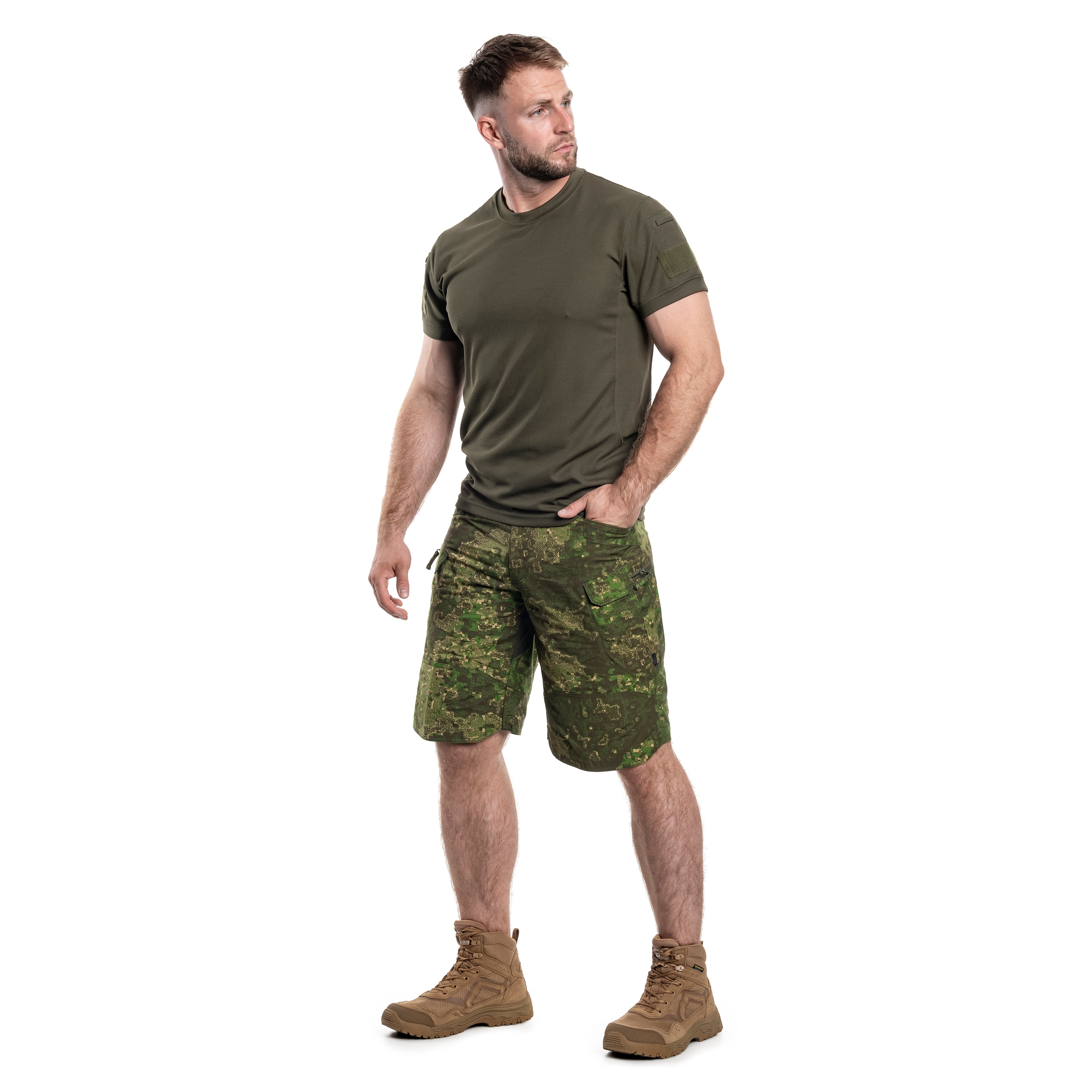 Szorty Helikon-Tex UTS Flex 11'' NyCo Rip-Stop - PenCott WildWood