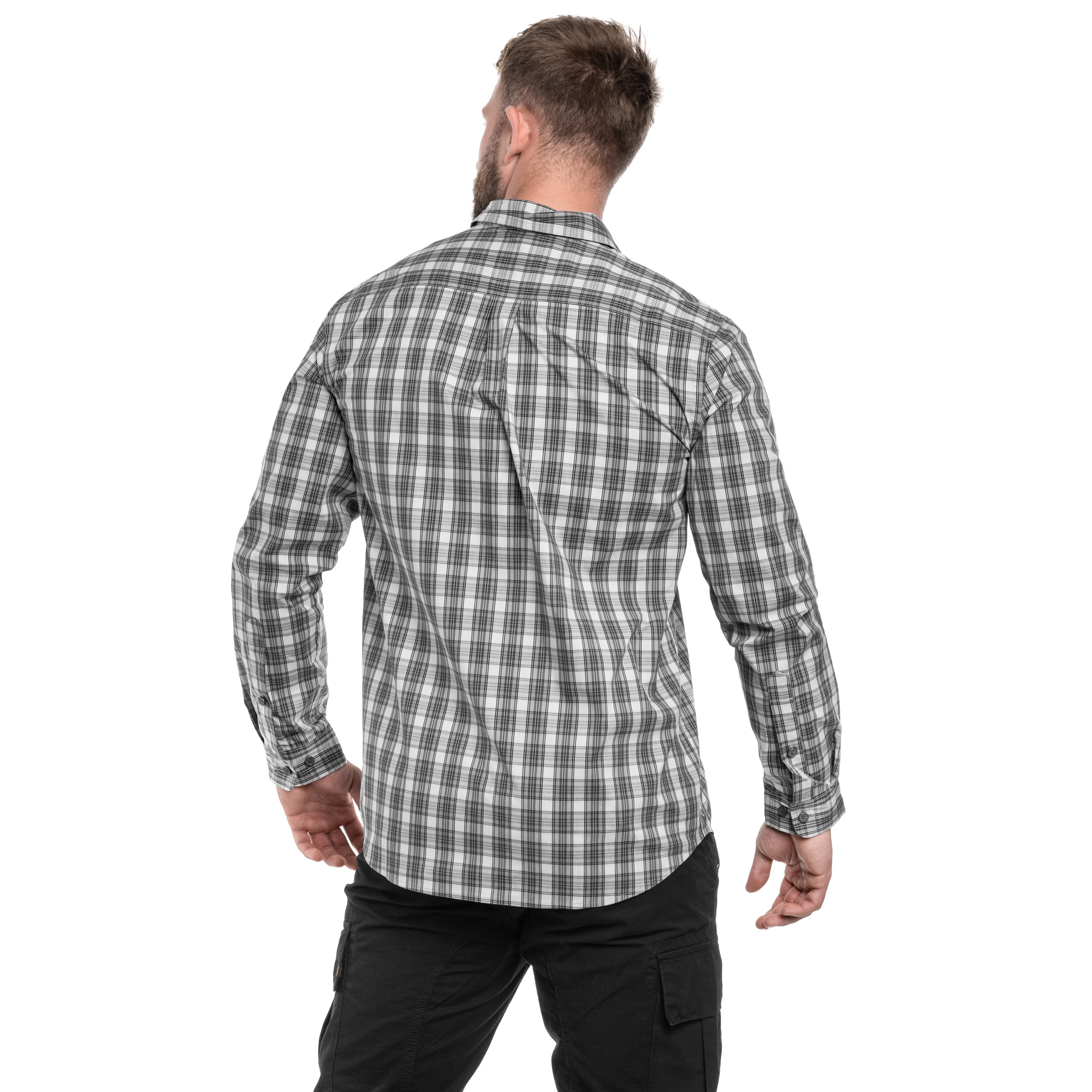 Koszula Helikon-Tex Covert Concealed Carry - Foggy Grey Plaid