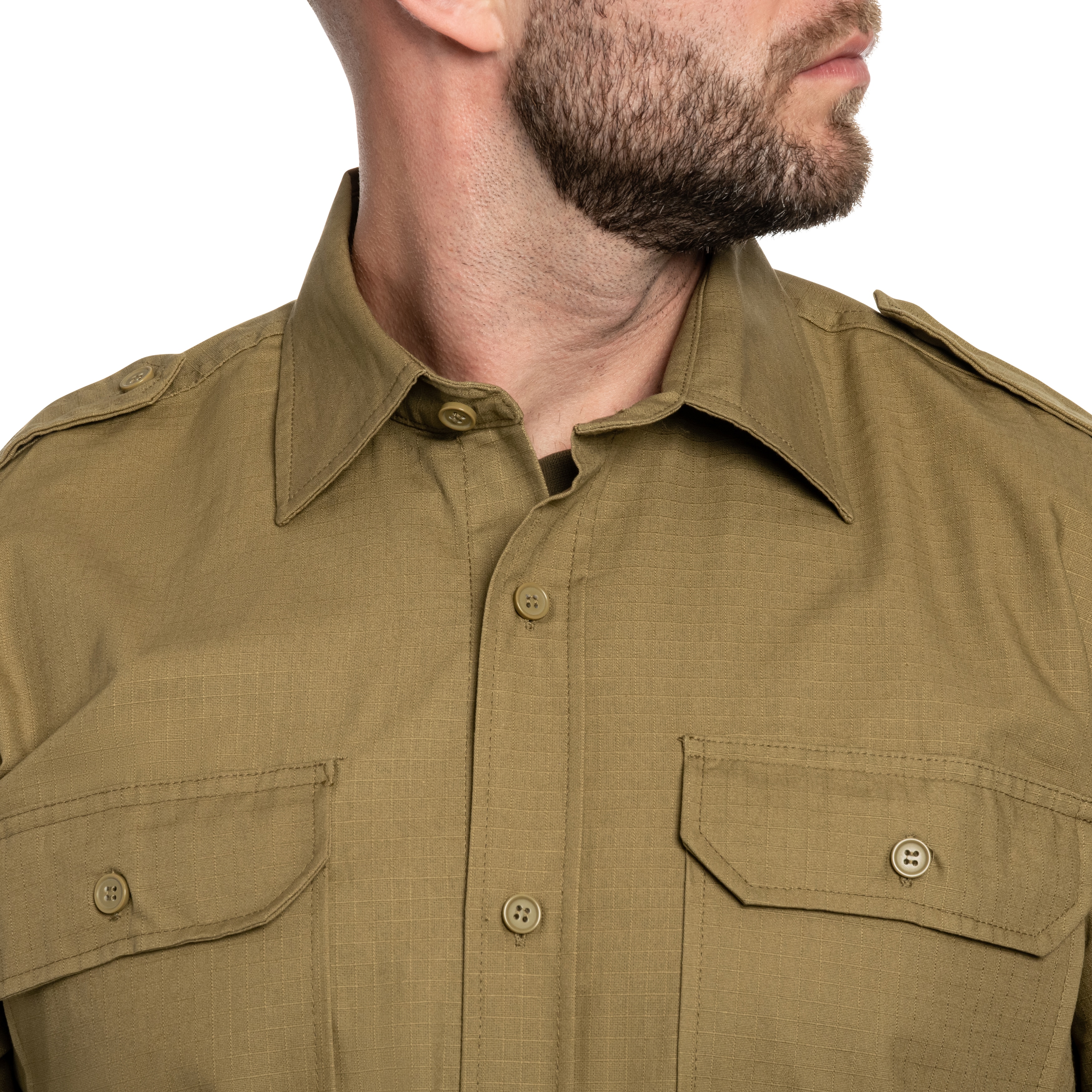 Koszula taktyczna Mil-Tec Ripstop Long Sleeve - Coyote