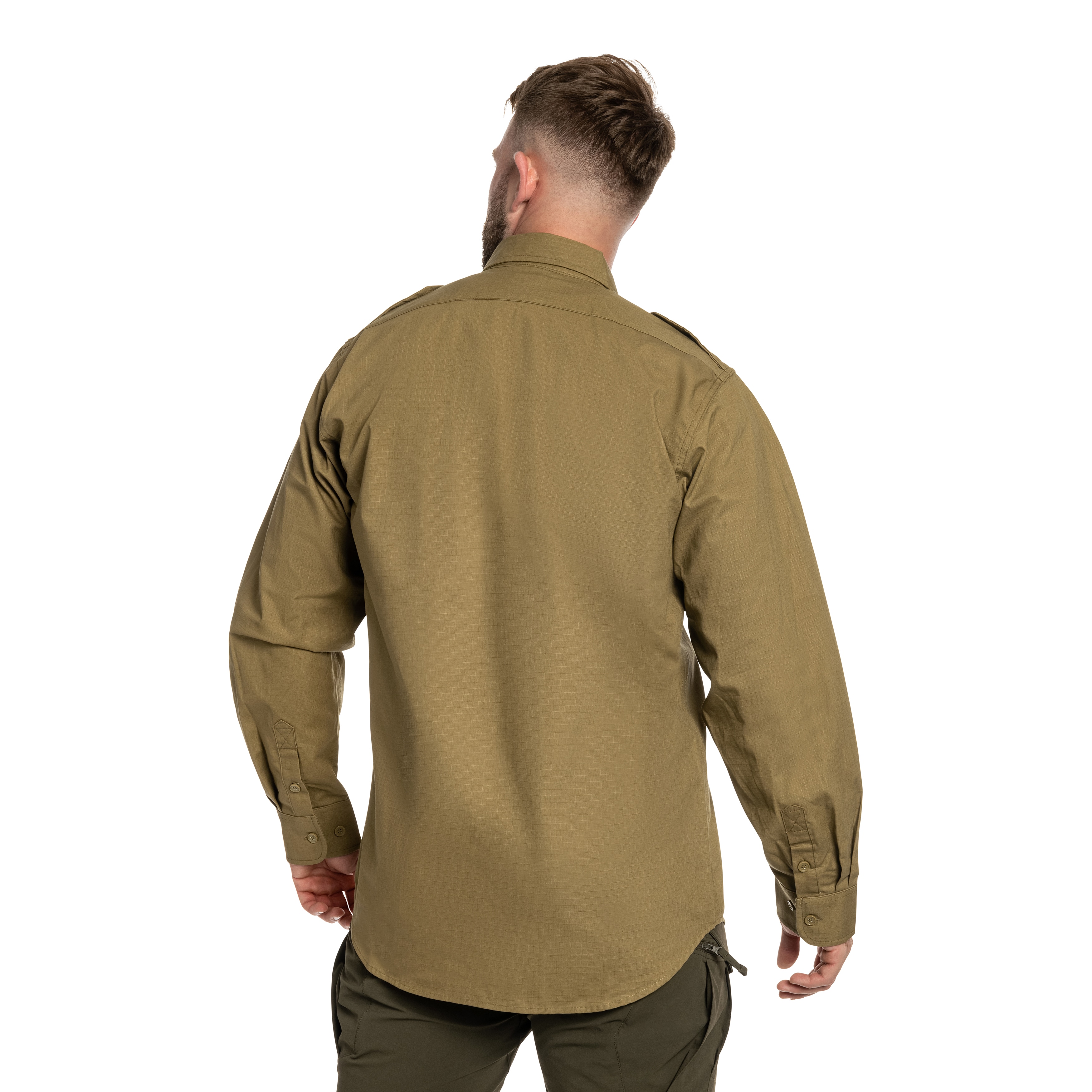 Сорочка тактична Mil-Tec Ripstop Long Sleeve - Coyote