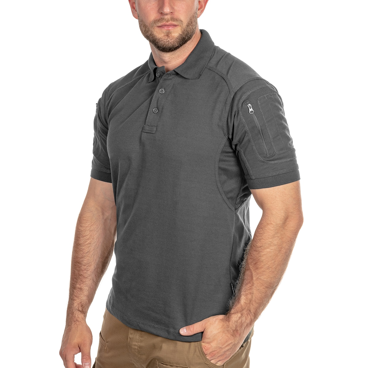 Koszulka polo Texar Elite Pro - Grey